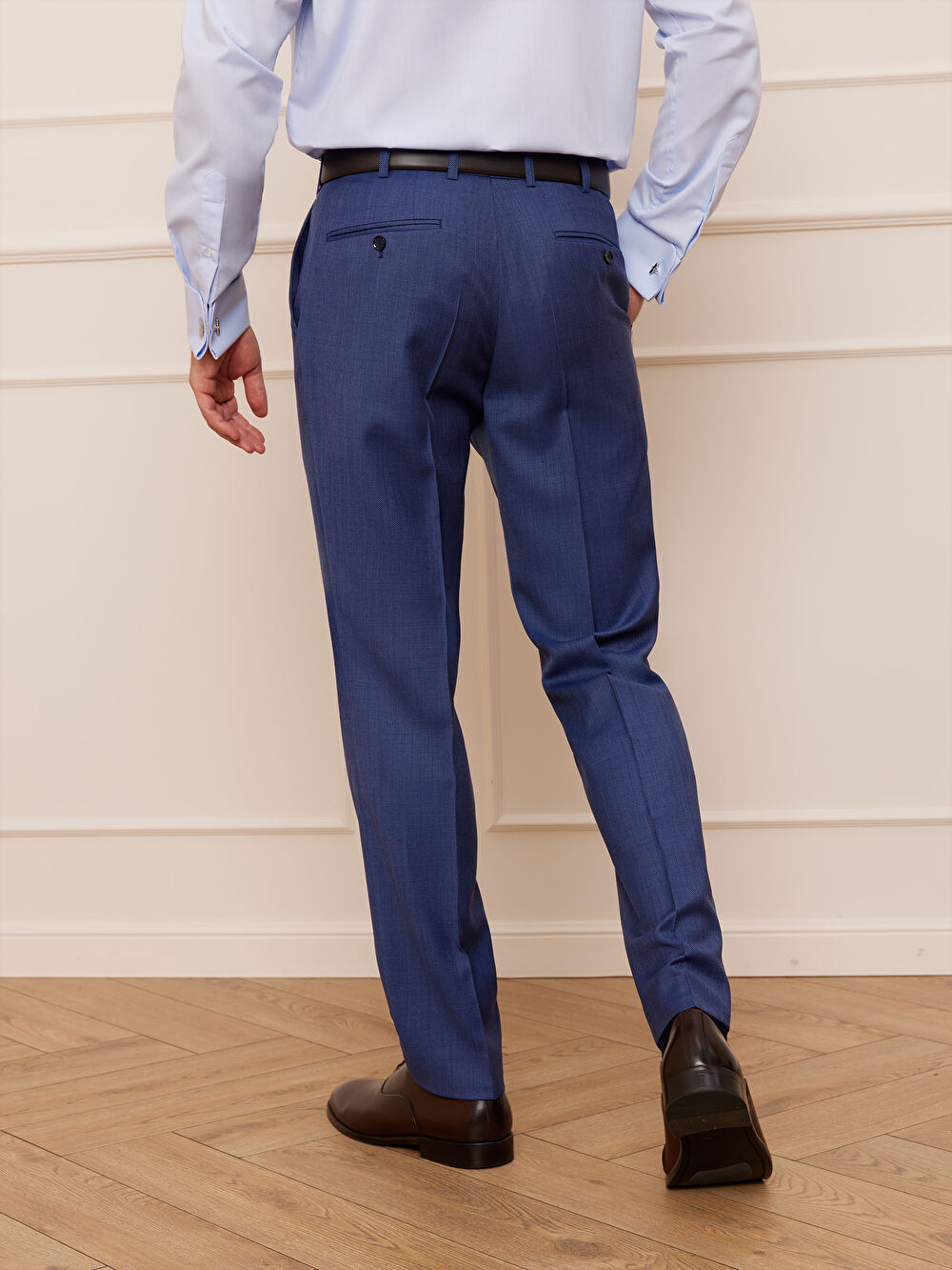 GRANATOWE SPODNIE DO GARNITURU - MIKSUJ I ŁĄCZ - 3