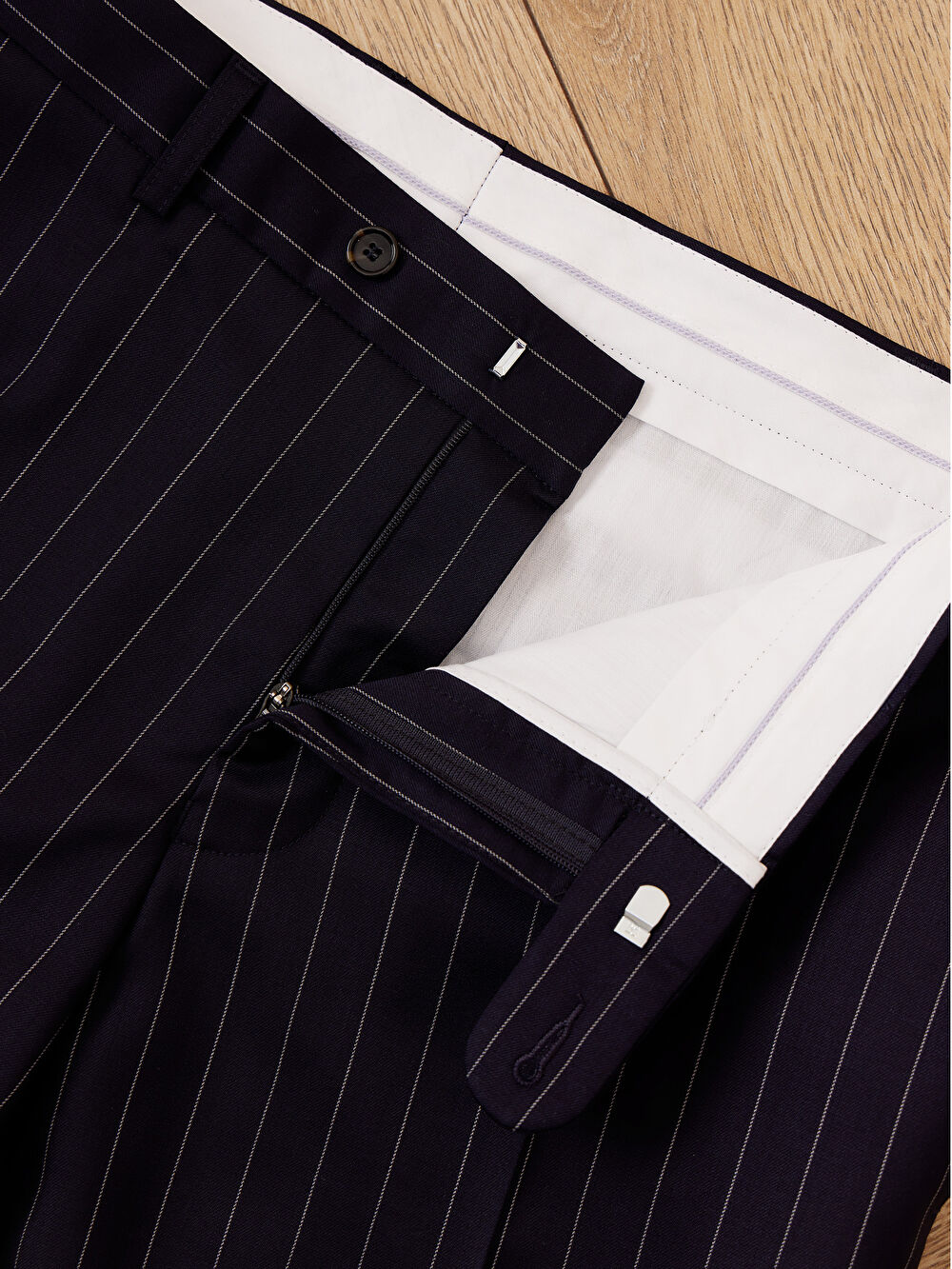 GRANATOWE SPODNIE MARCUS DO GARNITURU - MIKSUJ I ŁĄCZ - 6