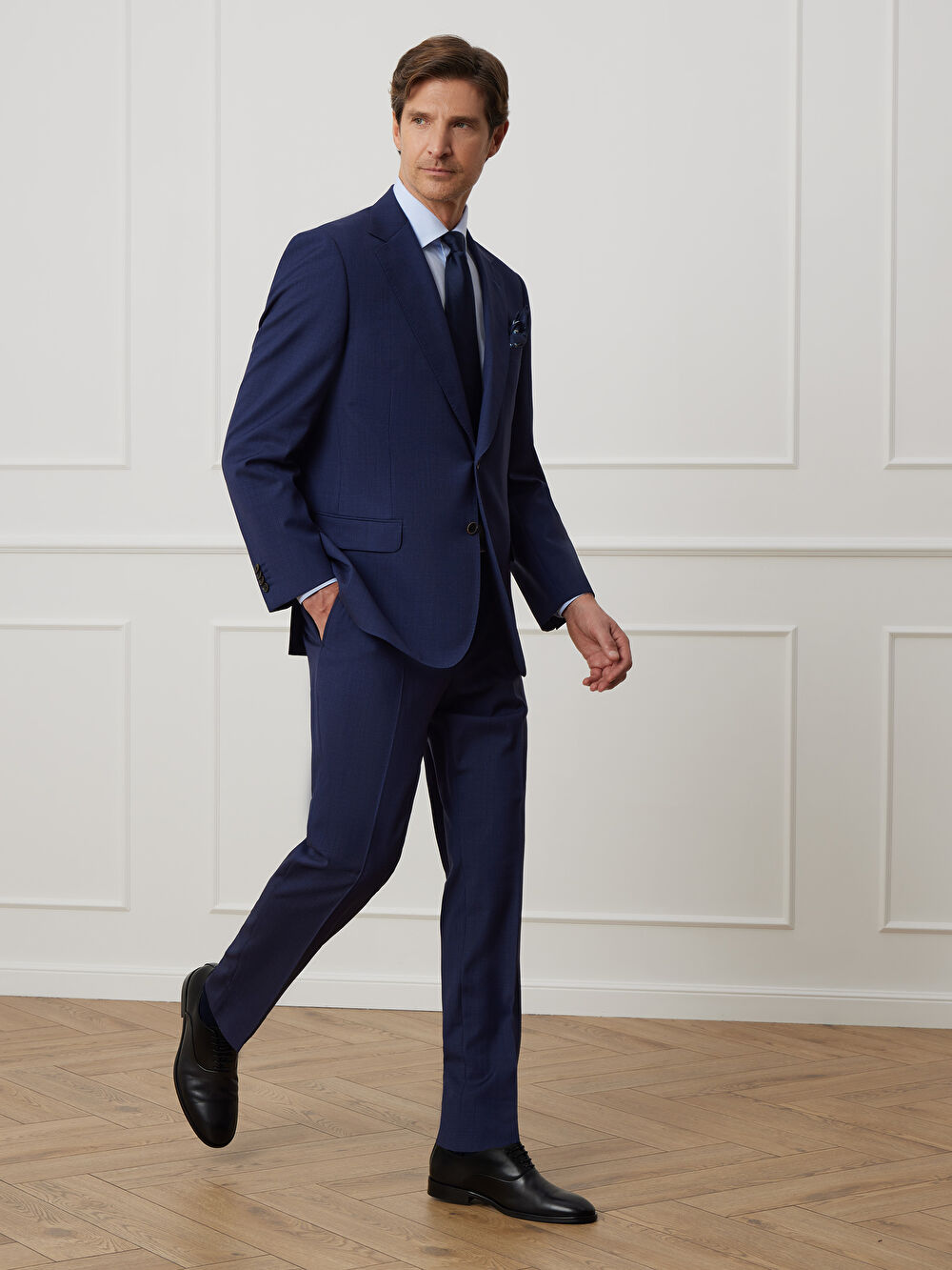 GRANATOWE SPODNIE DO GARNITURU - MIKSUJ I ŁĄCZ - 5