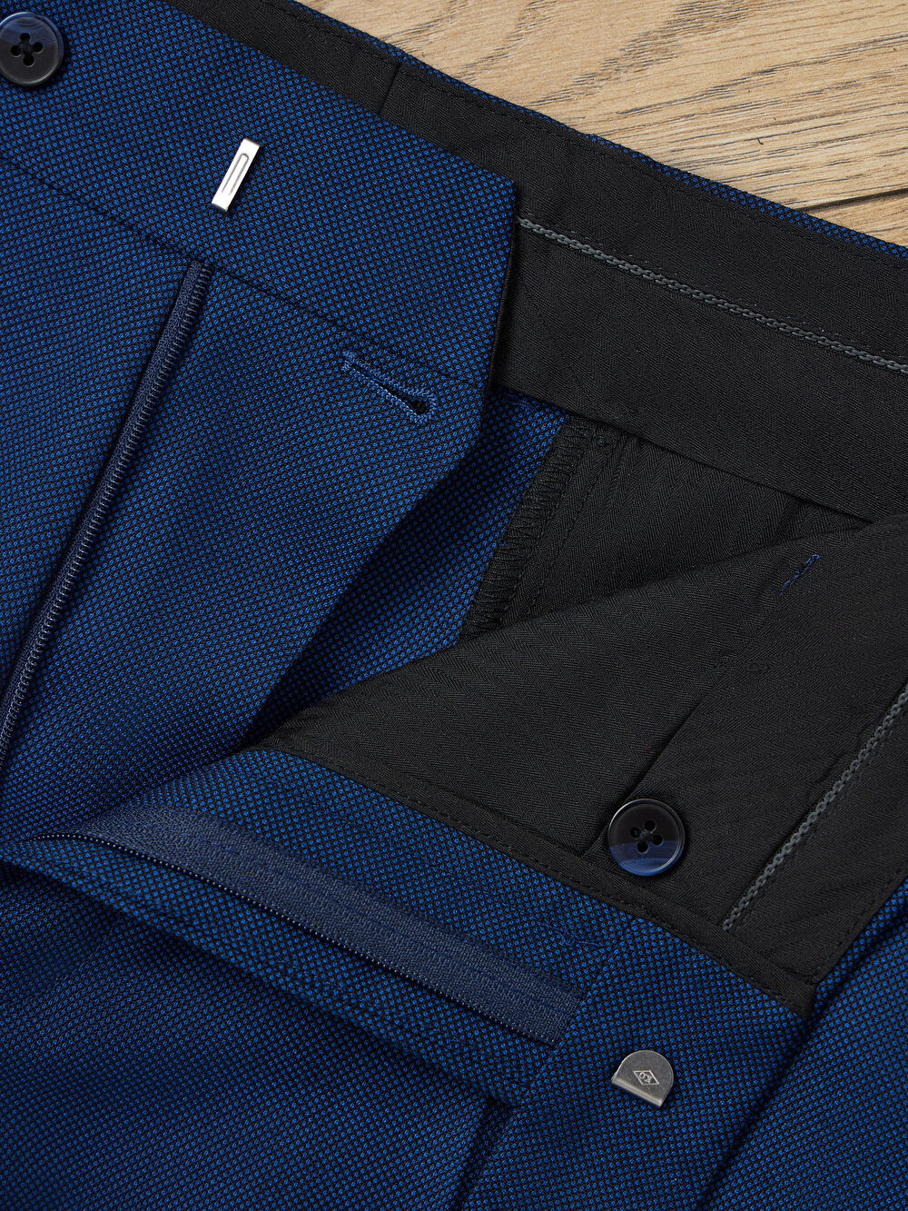 GRANATOWE SPODNIE DO GARNITURU - MIKSUJ I ŁĄCZ - 6