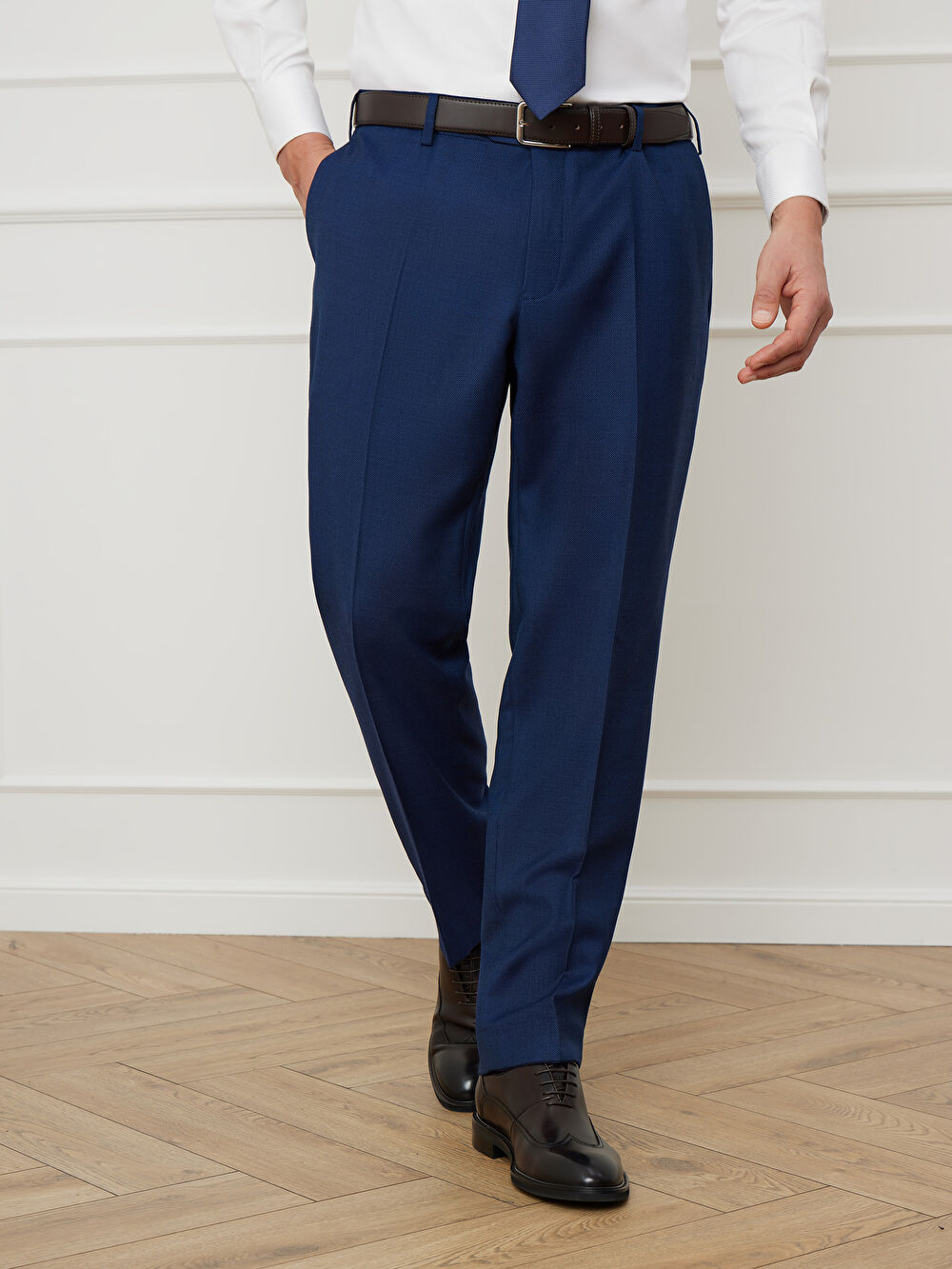 GRANATOWE SPODNIE DO GARNITURU - MIKSUJ I ŁĄCZ