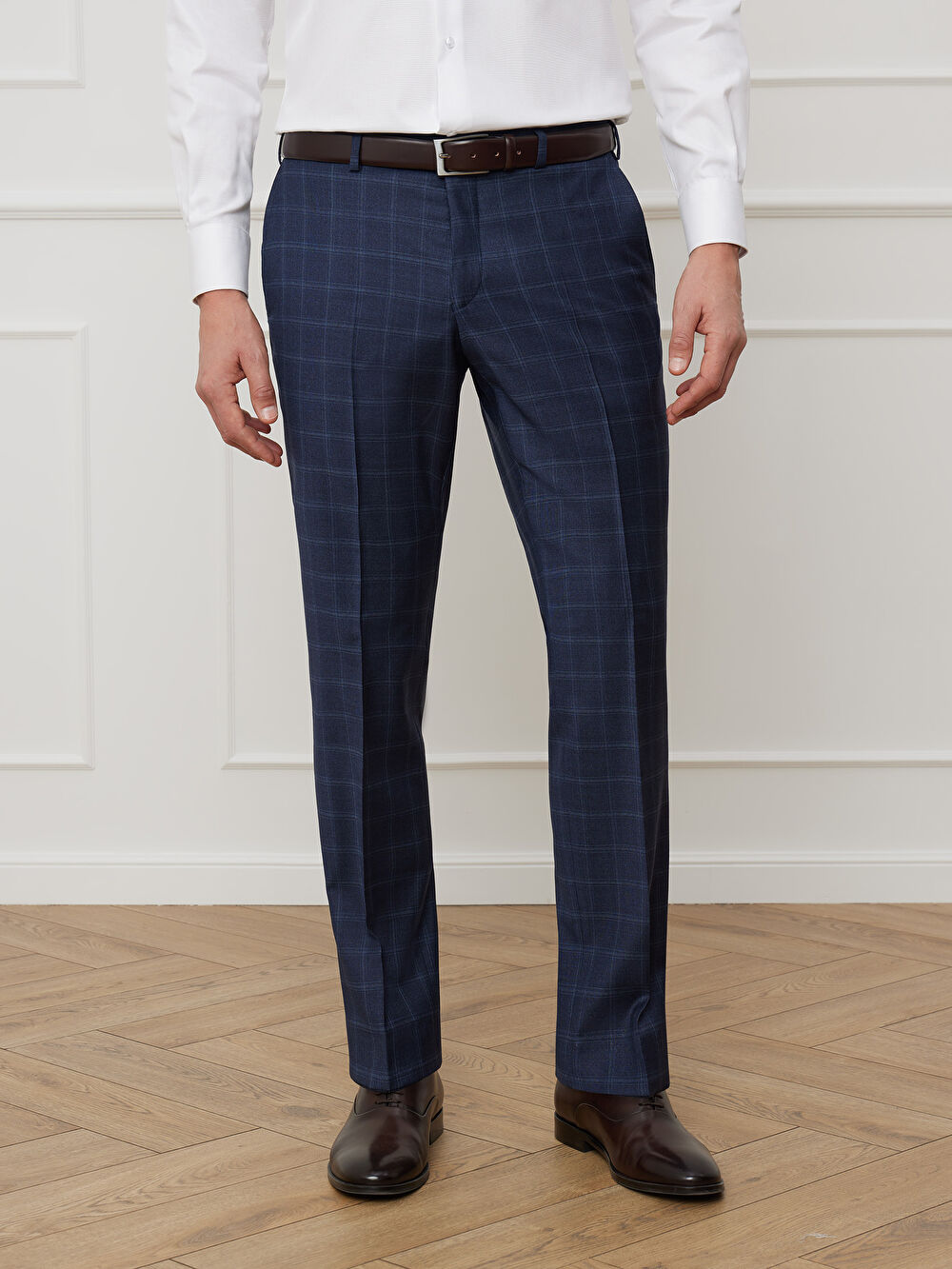 GRANATOWE SPODNIE DO GARNITURU - MIKSUJ I ŁĄCZ