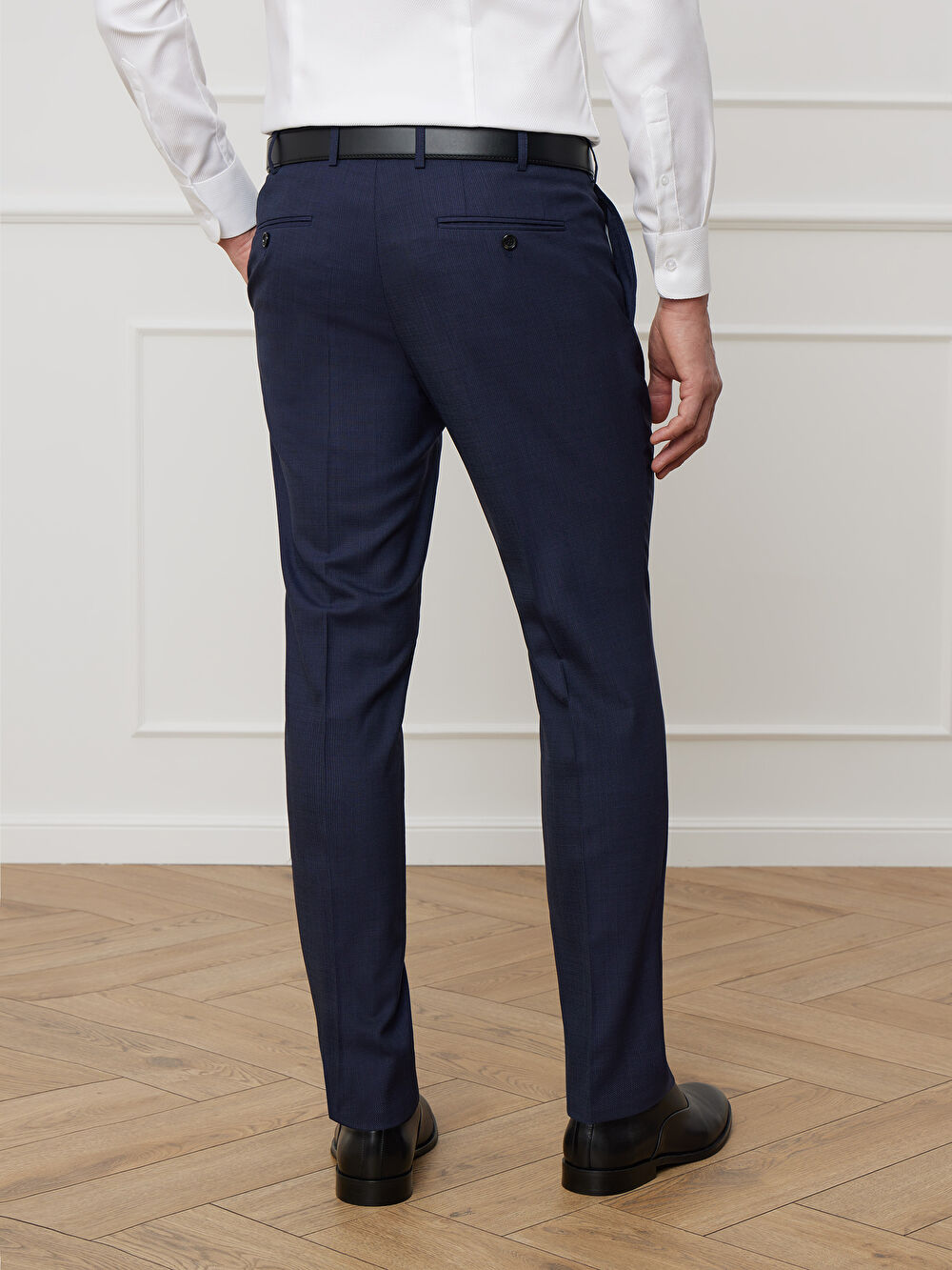 GRANATOWE SPODNIE DO GARNITURU - MIKSUJ I ŁĄCZ - 3