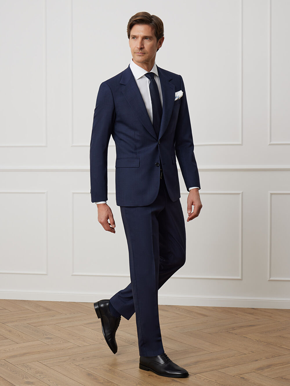 GRANATOWE SPODNIE DO GARNITURU - MIKSUJ I ŁĄCZ - 5