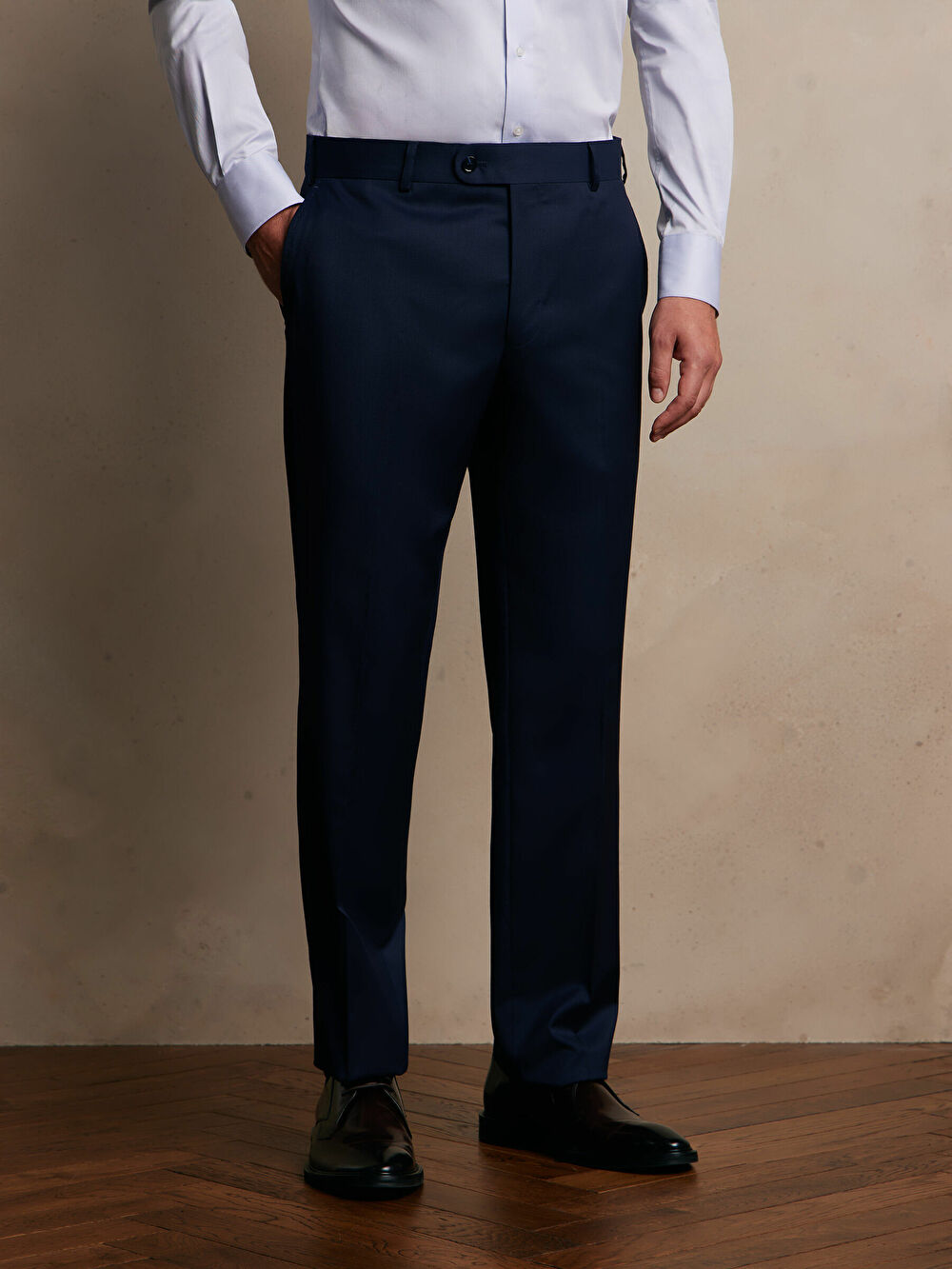 GRANATOWE SPODNIE LIZBONA DO GARNITURU - MIKSUJ I ŁĄCZ - 3