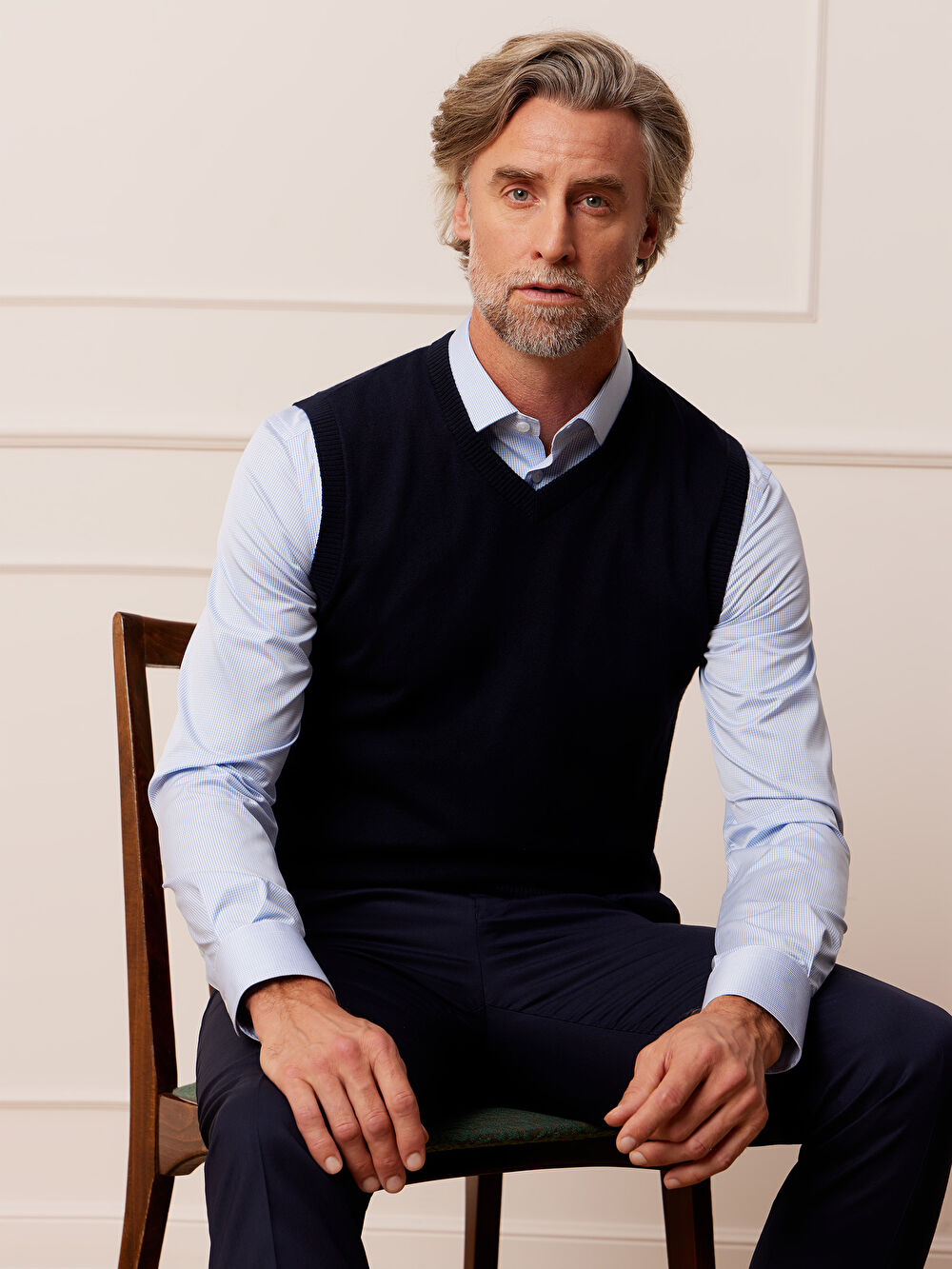 GRANATOWY BEZRĘKAWNIK ALVA - 8