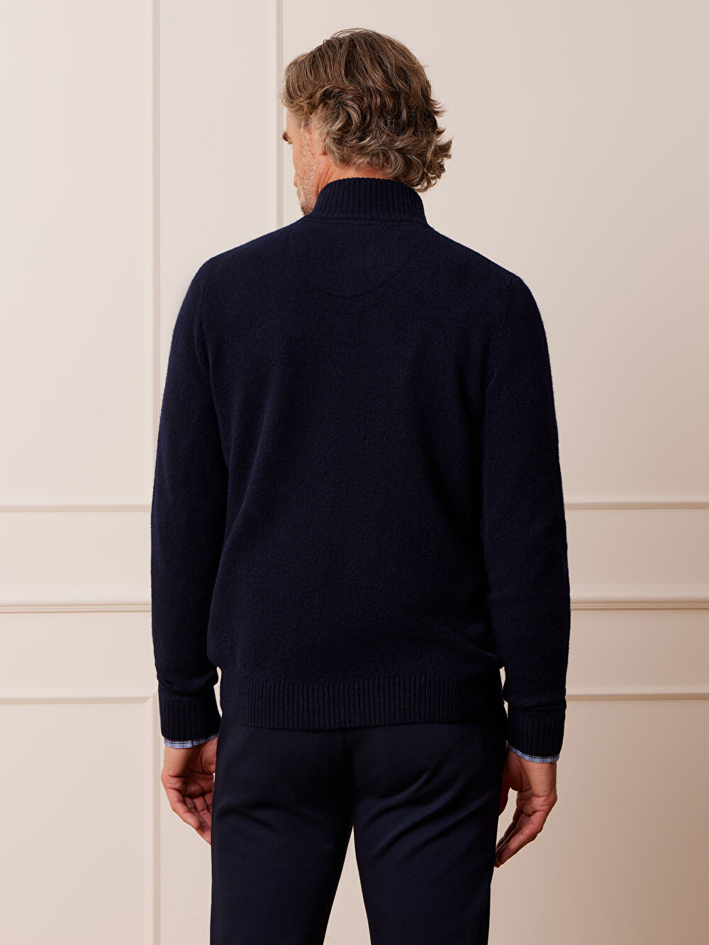 GRANATOWY KARDIGAN WELNEY - 6