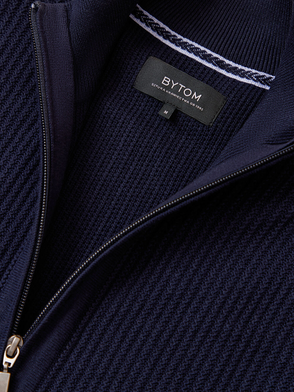 GRANATOWY KARDIGAN HAMRE - 4