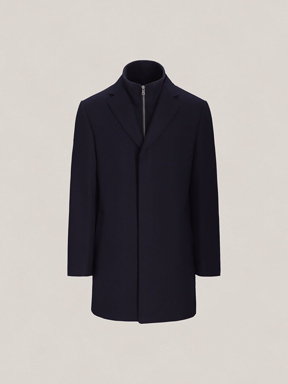 GRANATOWY PŁASZCZ KORDOBA - 2