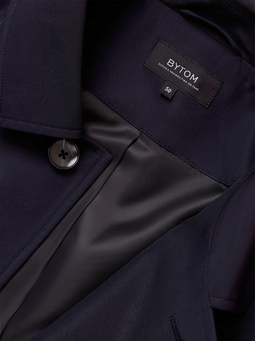 GRANATOWY PŁASZCZ GRANDE - 3