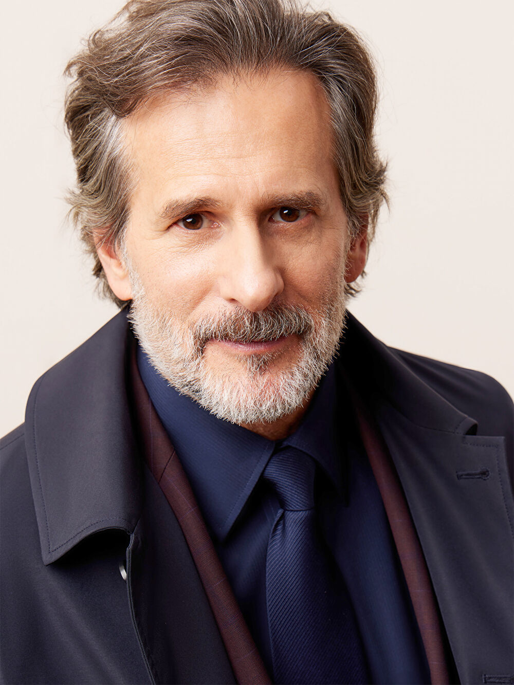 GRANATOWY PŁASZCZ GRANDE - 8