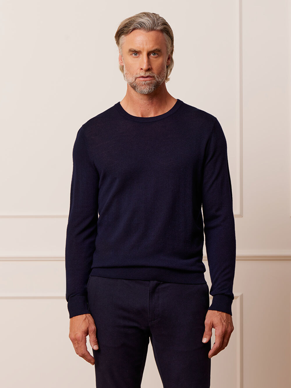 GRANATOWY SWETER LAUREL - 3