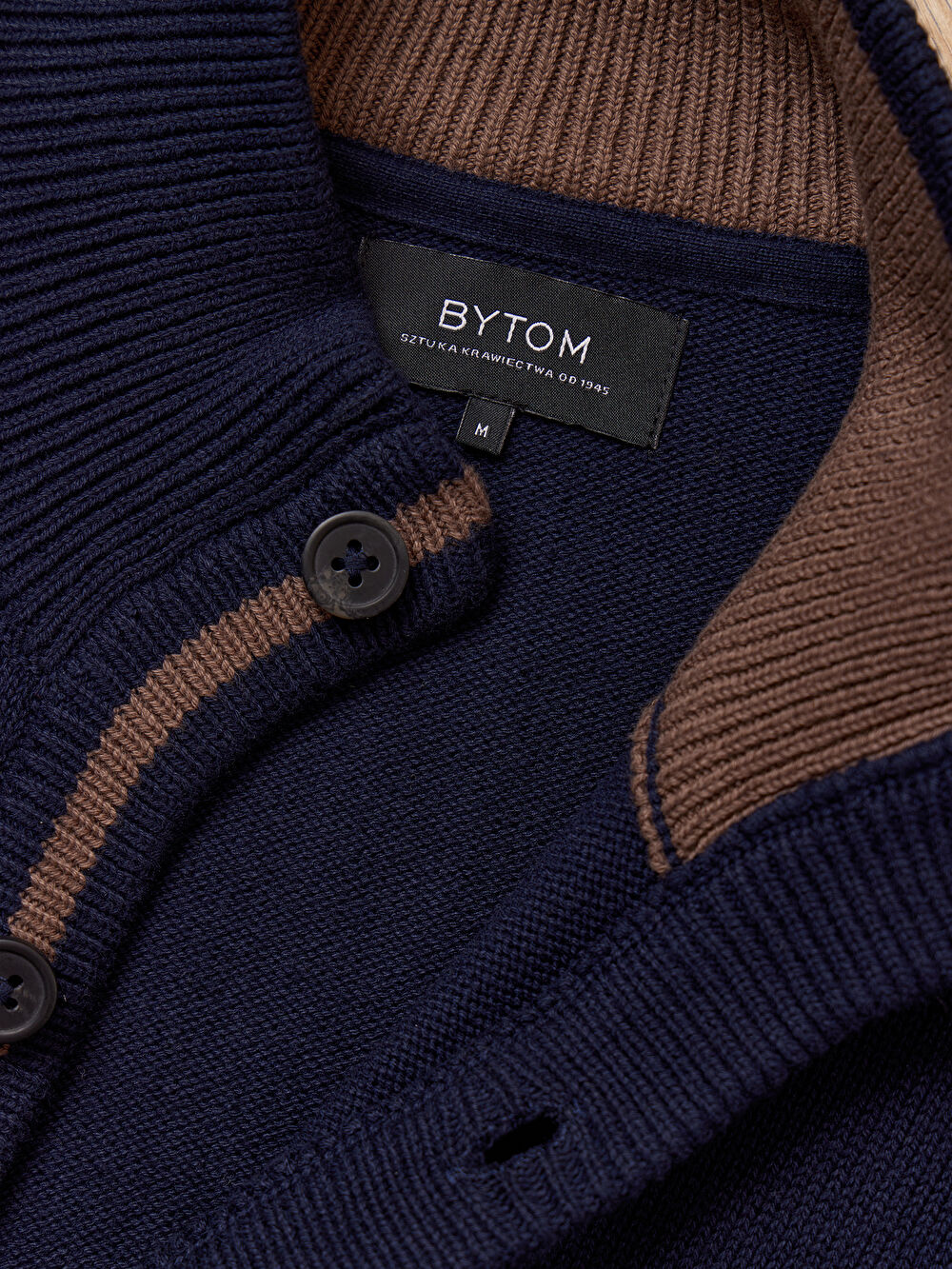 GRANATOWY SWETER ALTON - 3