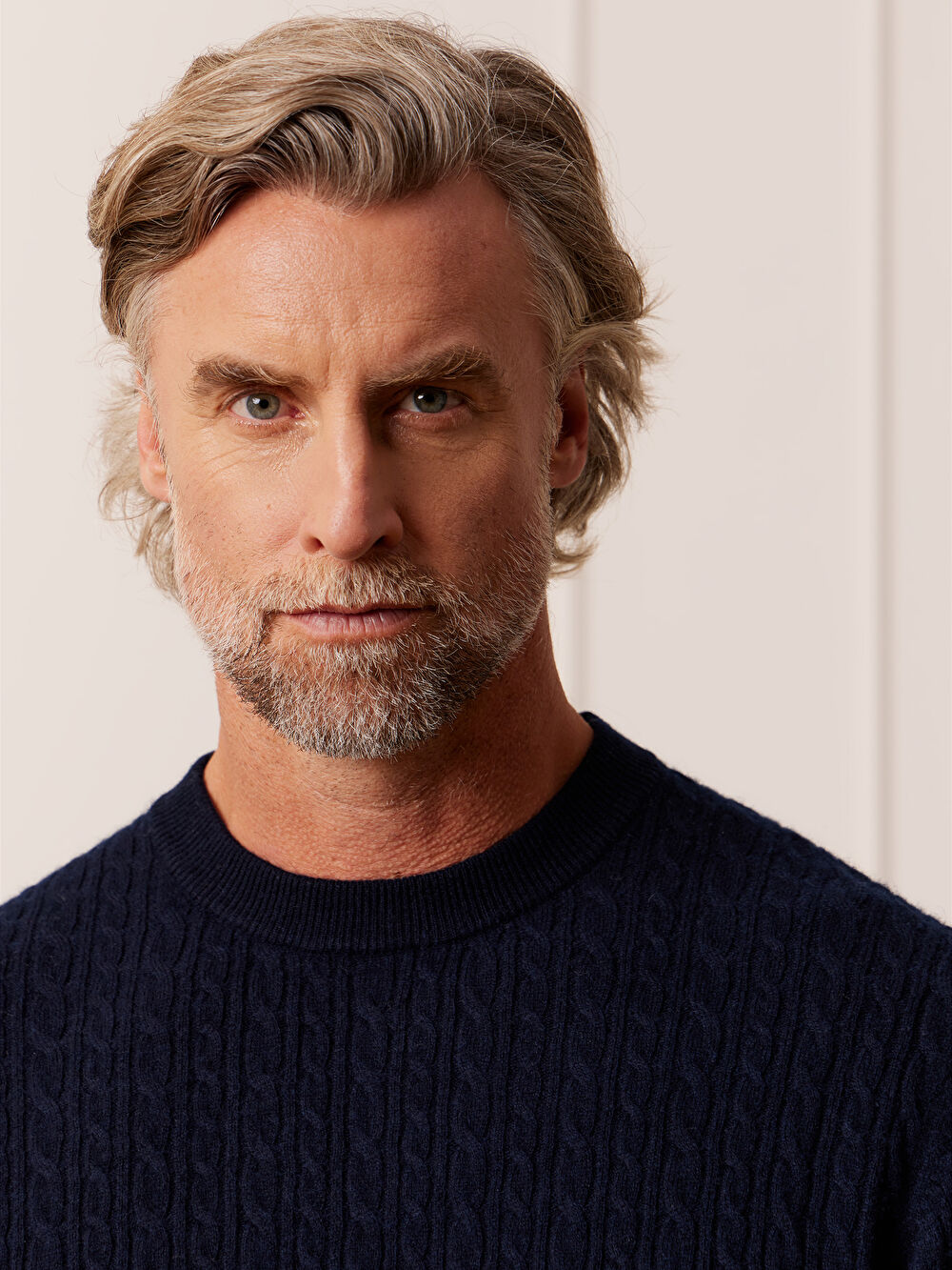 GRANATOWY SWETER JULIMES - 4