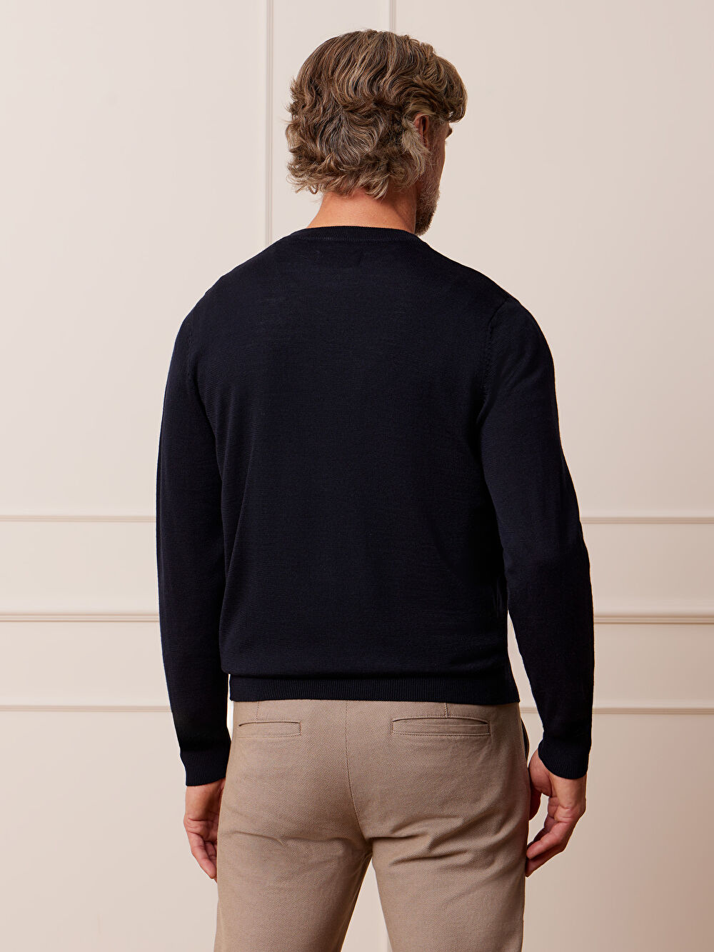 GRANATOWY SWETER CROXTON - 6