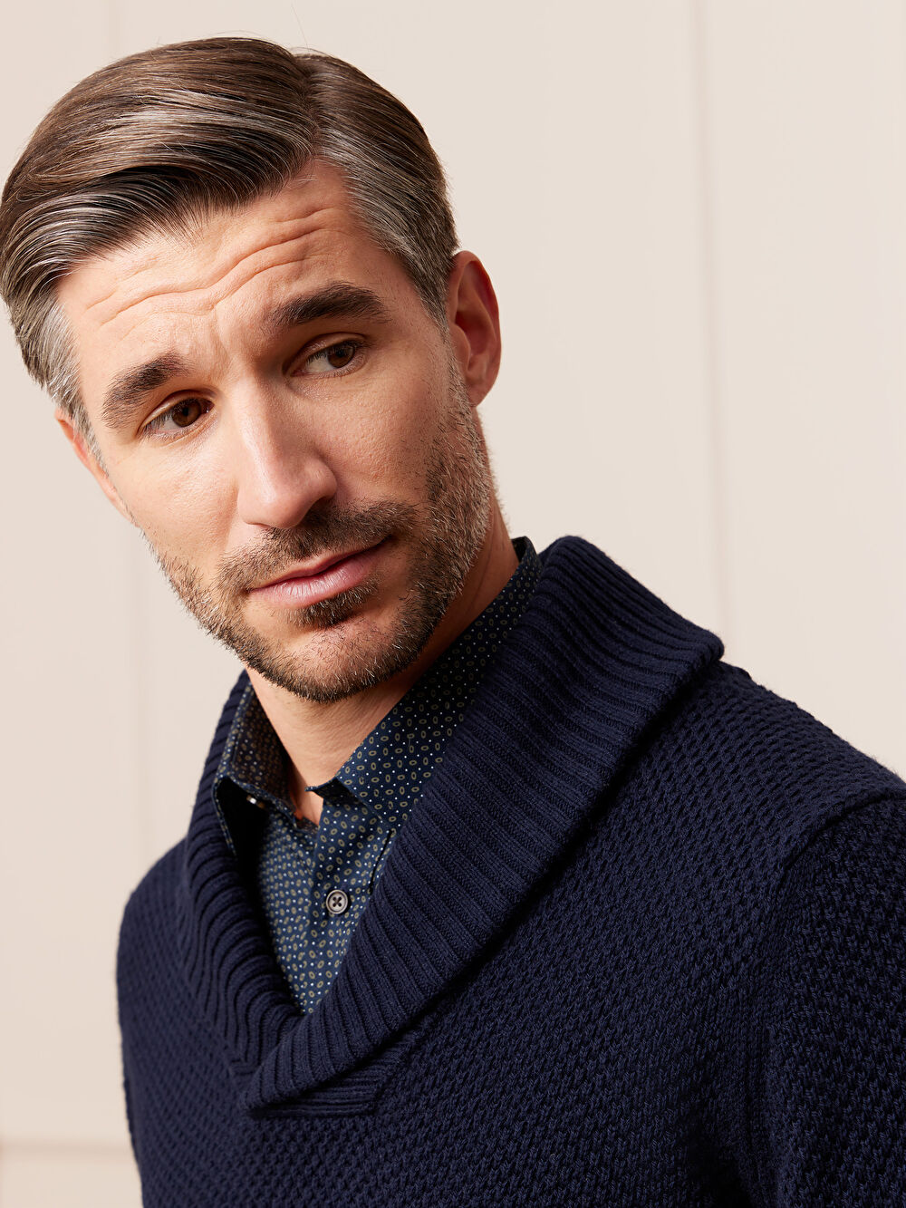 GRANATOWY SWETER CAMDEN - 4