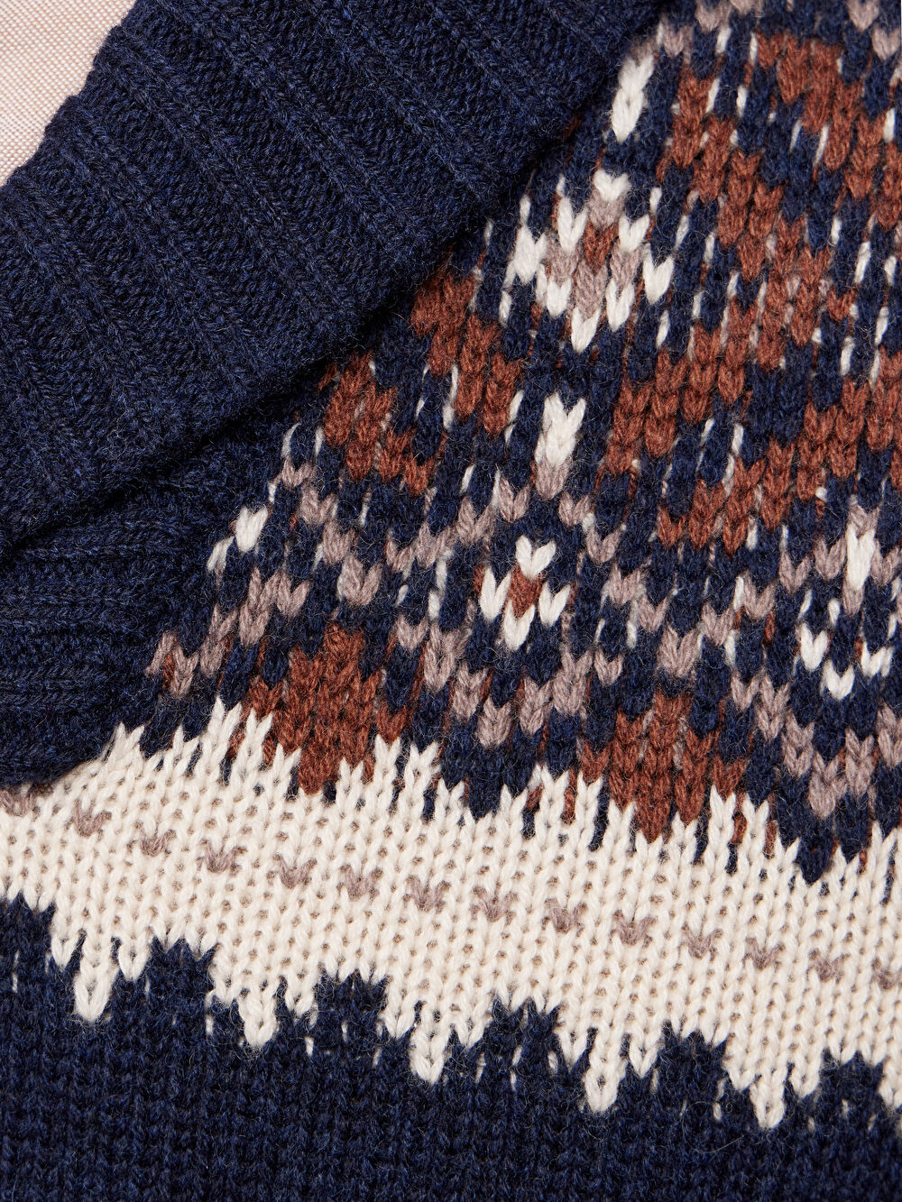 GRANATOWY SWETER CAMDEN - 5