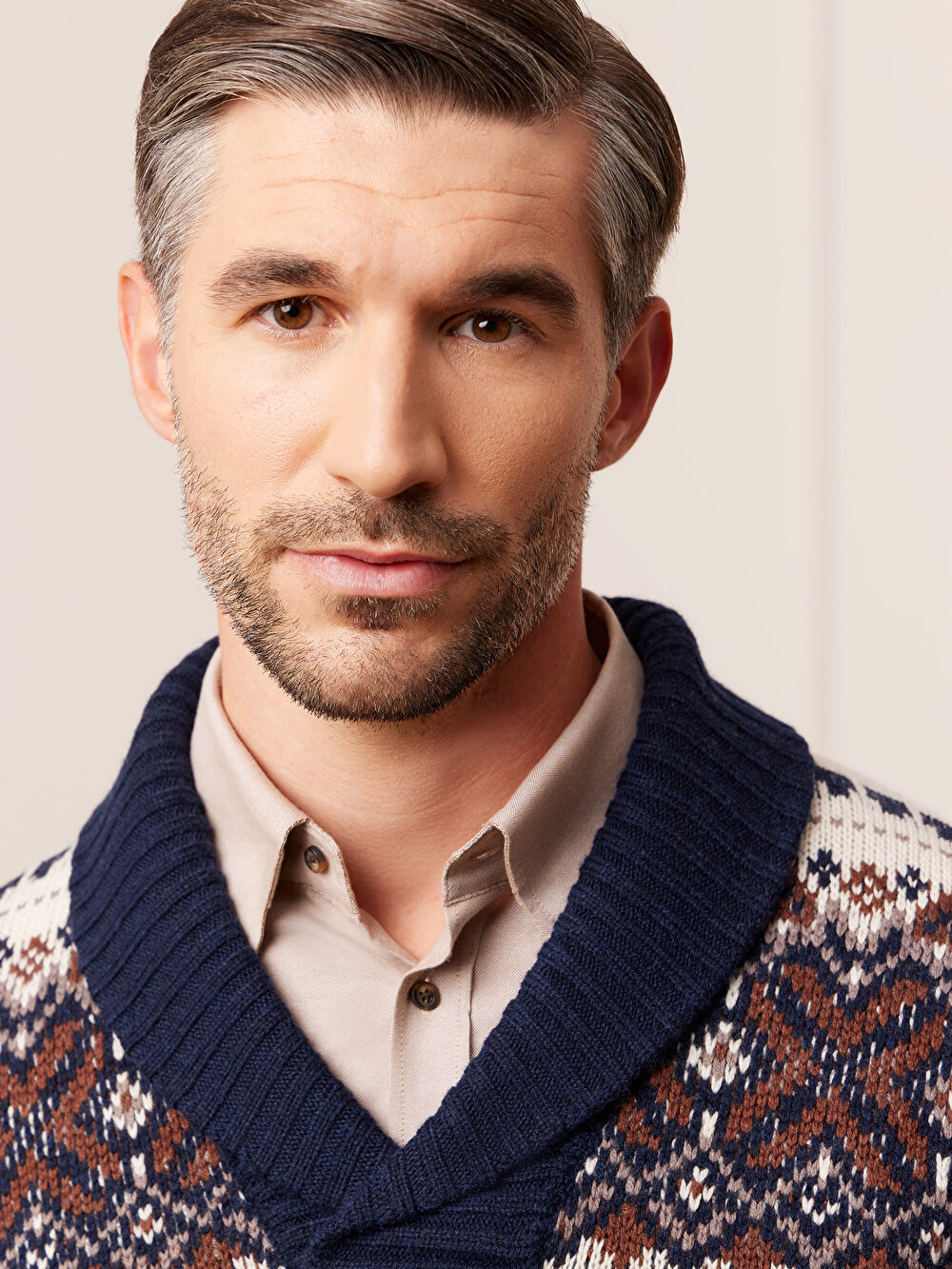 GRANATOWY SWETER CAMDEN - 4