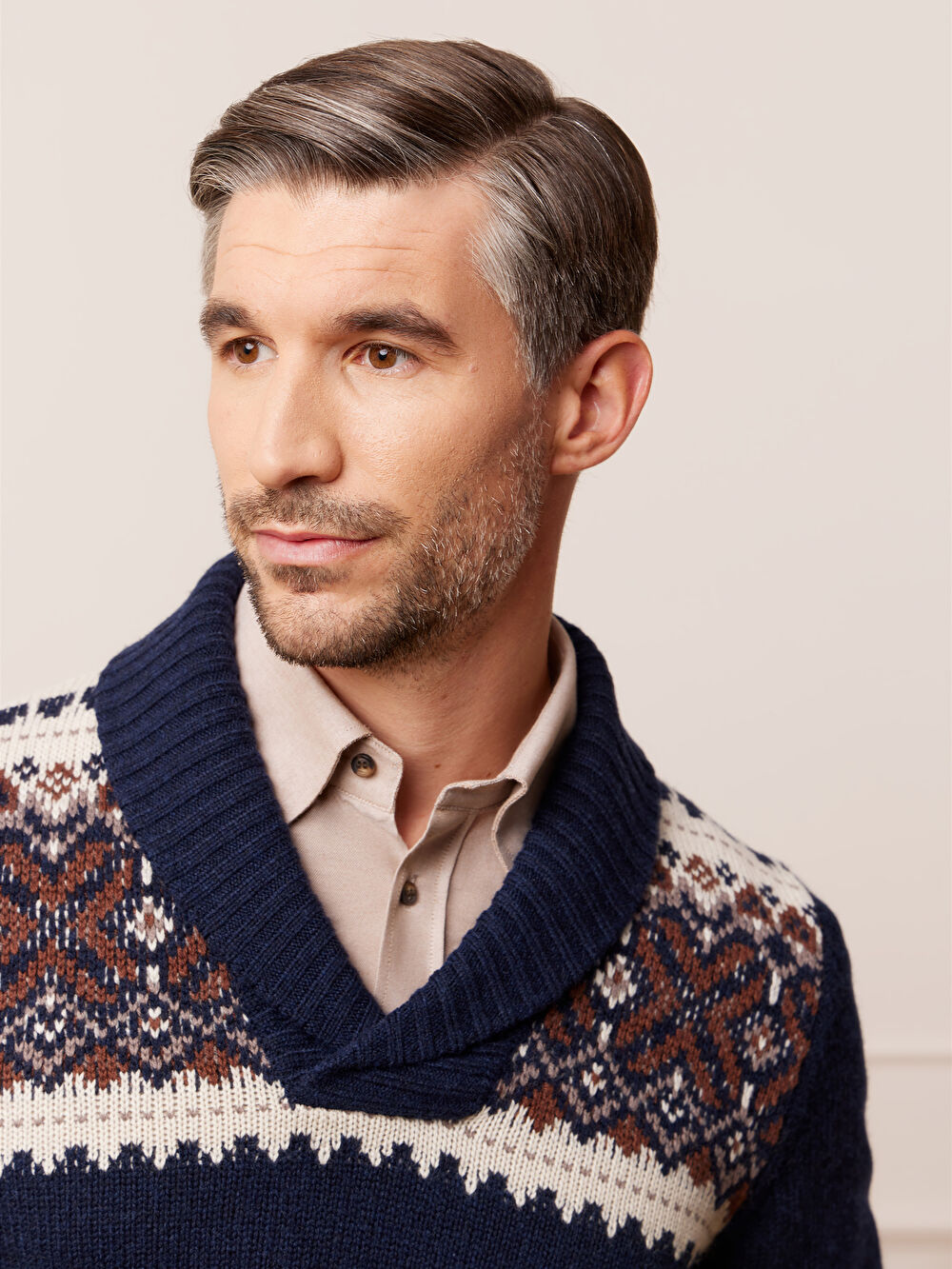 GRANATOWY SWETER CAMDEN - 3