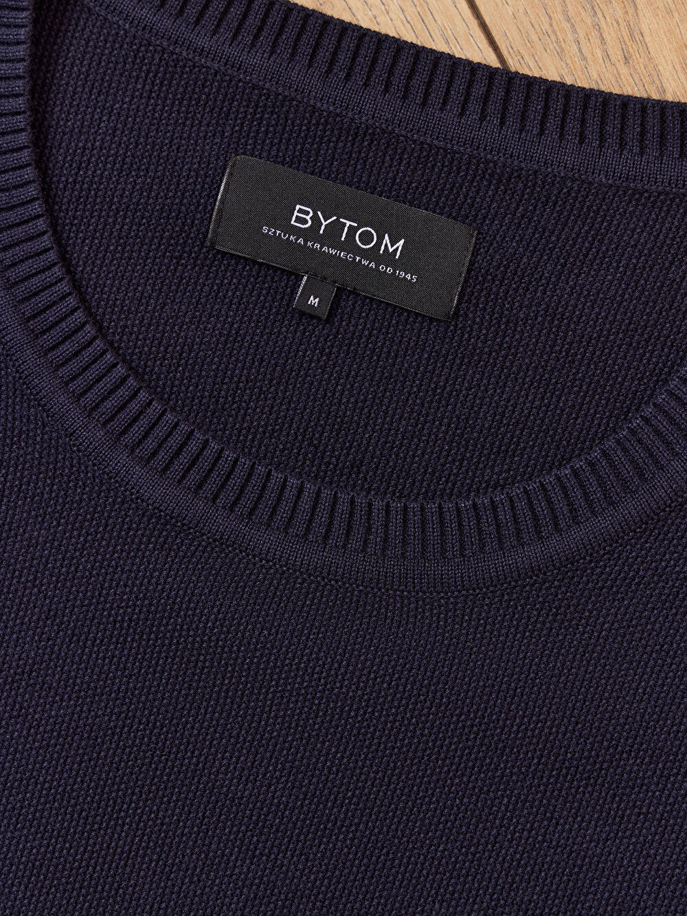 GRANATOWY SWETER DONEGAL - 3