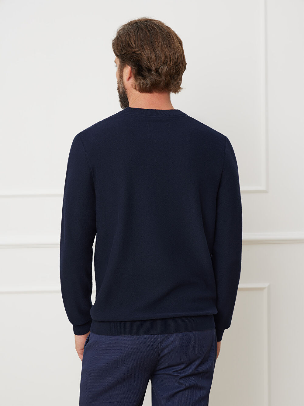 GRANATOWY SWETER ANTON - 3