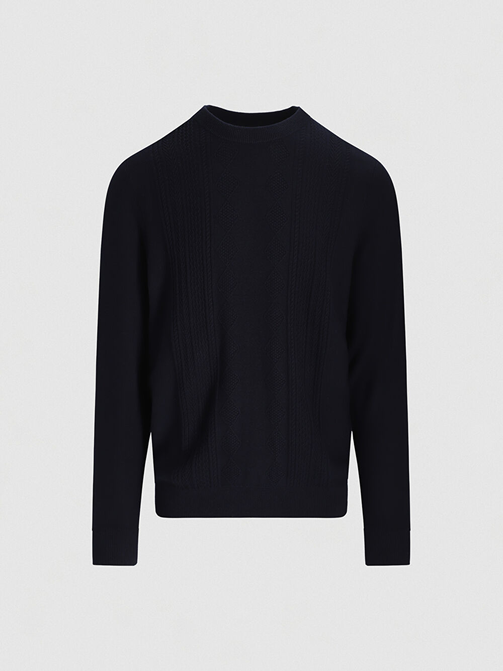 GRANATOWY SWETER ANTON - 2