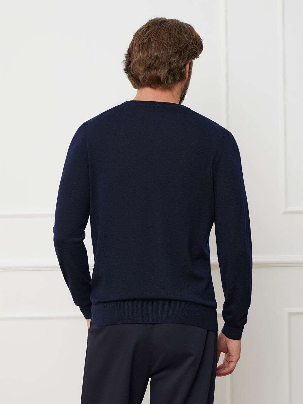 GRANATOWY SWETER LAUREL - 3