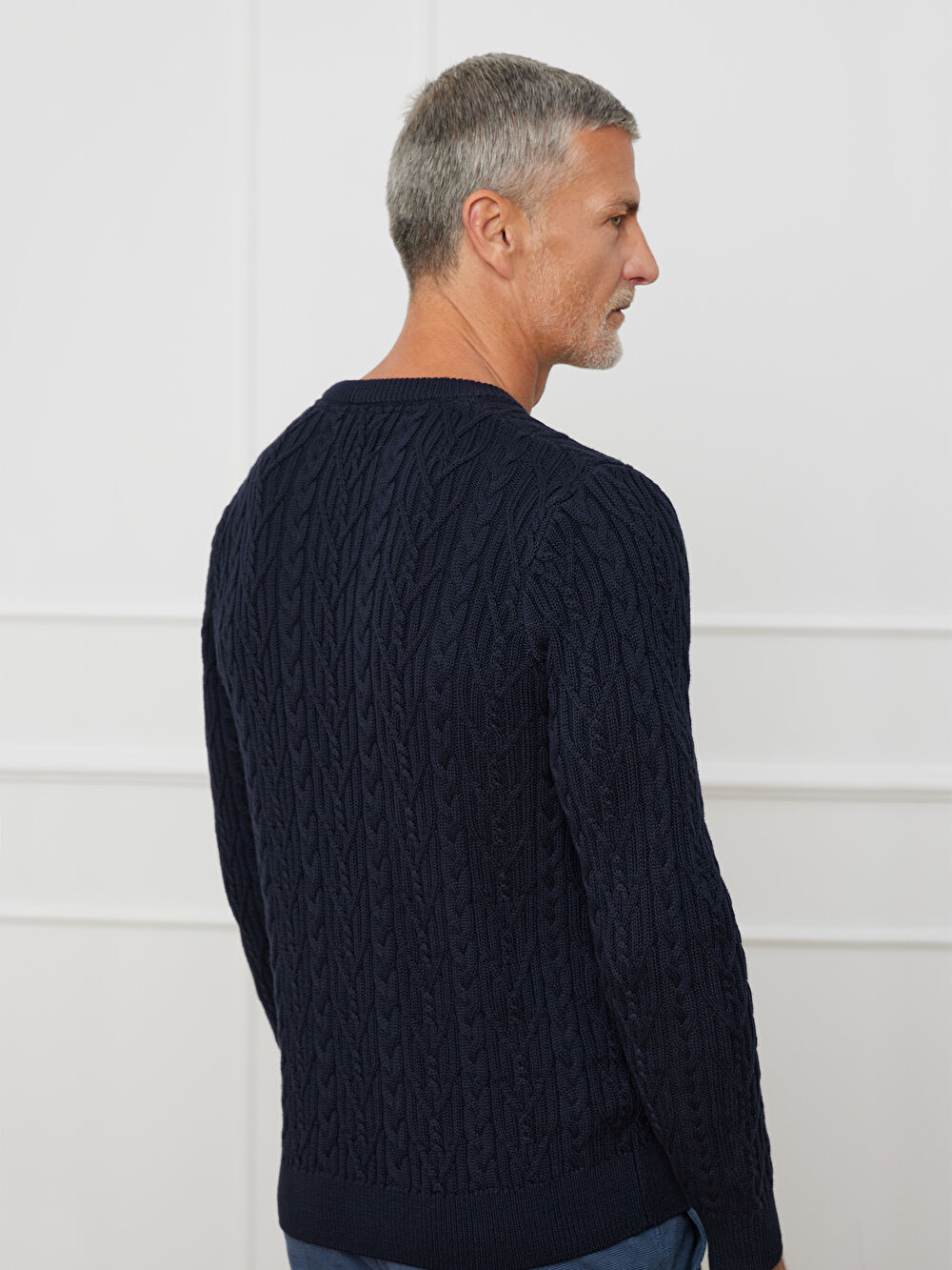 GRANATOWY SWETER ANDREW - 3