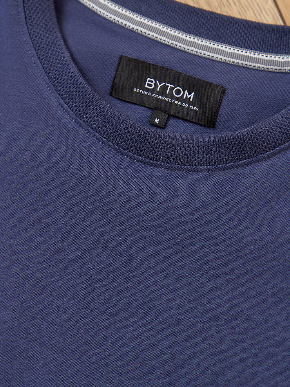 GRANATOWY T-SHIRT BELSAY - 3