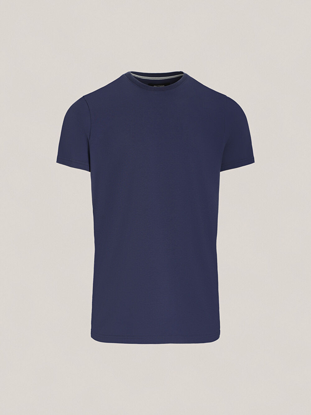 GRANATOWY T-SHIRT BELSAY - 2