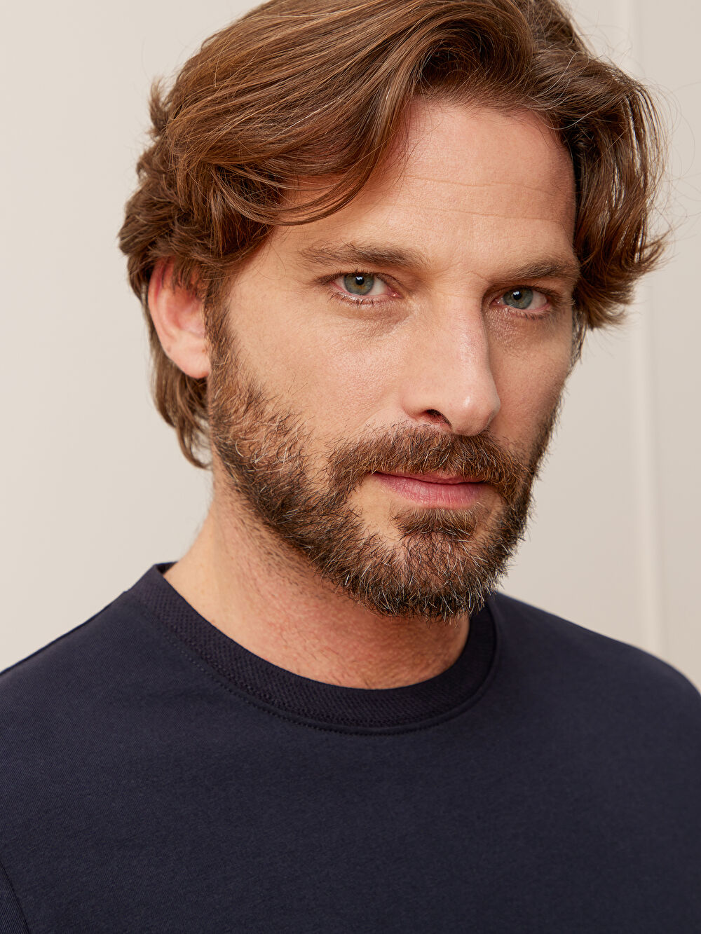 GRANATOWY T-SHIRT BELSAY - 4