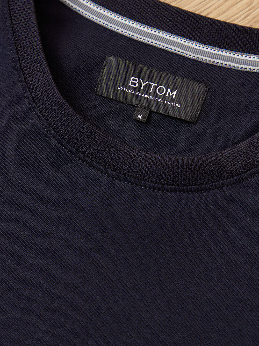 GRANATOWY T-SHIRT BELSAY - 3