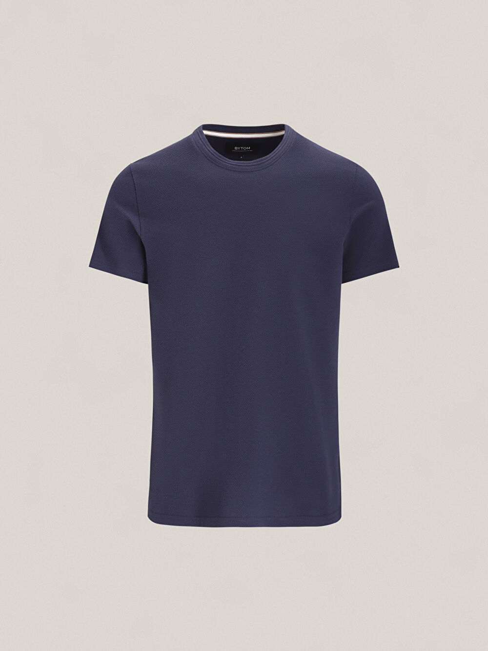 GRANATOWY T-SHIRT BELSAY - 2