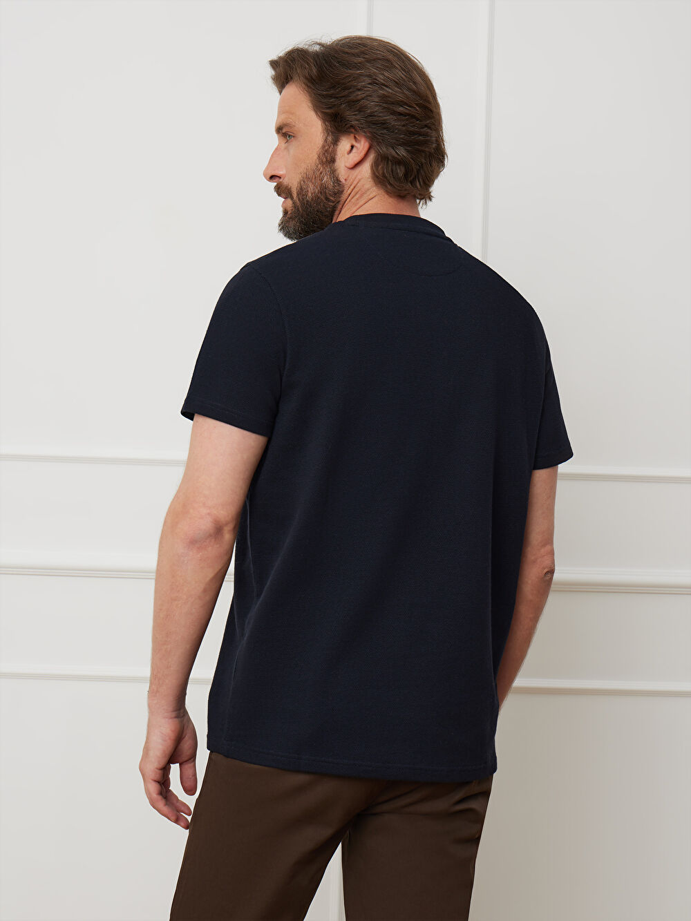 GRANATOWY T-SHIRT BOTERON - 3