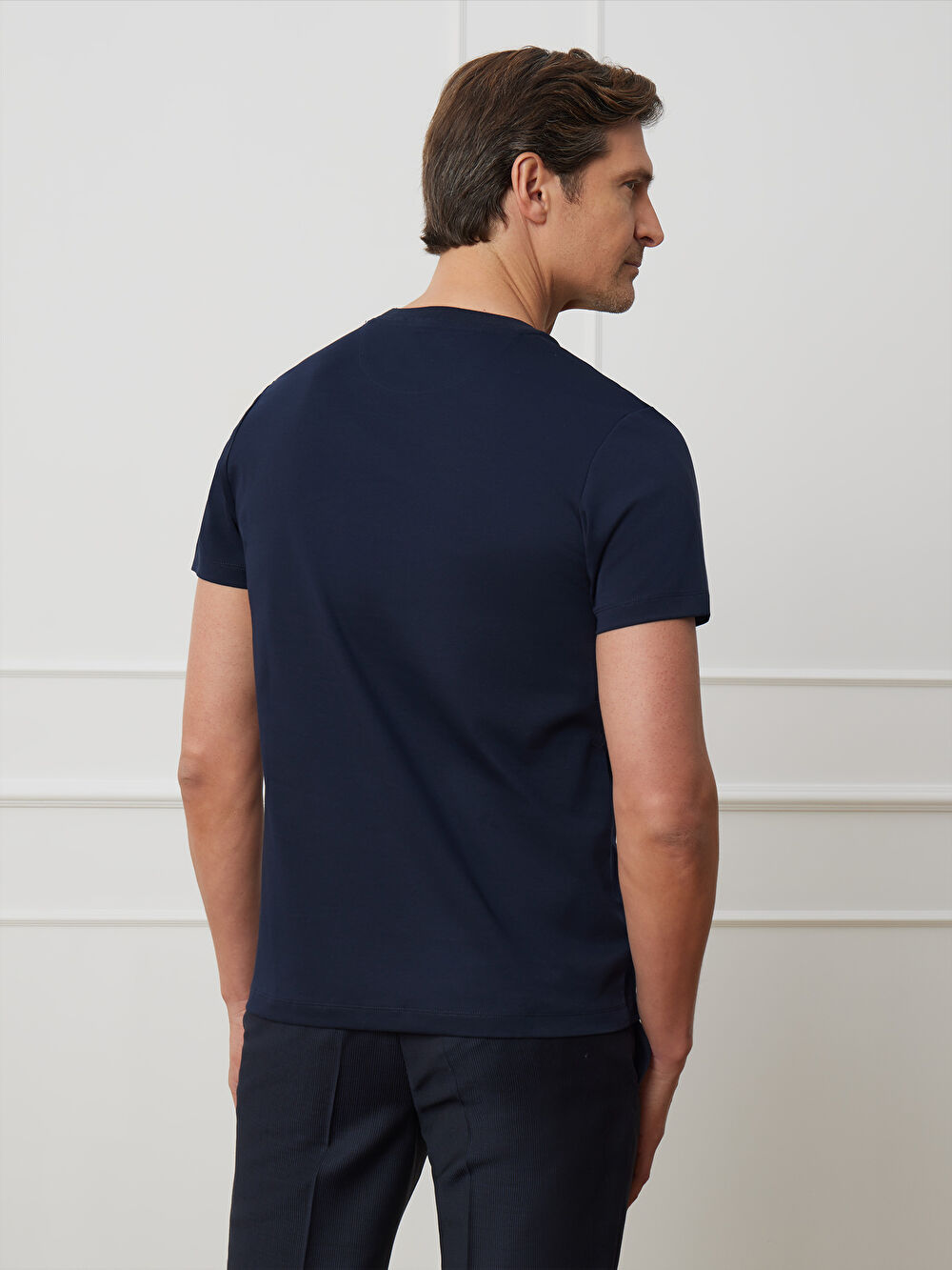 GRANATOWY T-SHIRT PONATROM - 3