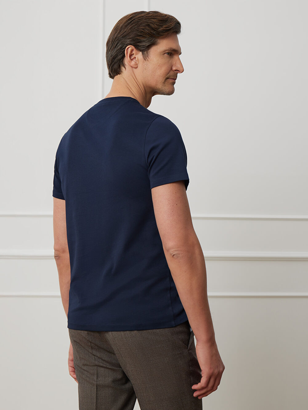 GRANATOWY T-SHIRT TOMSONN - 3