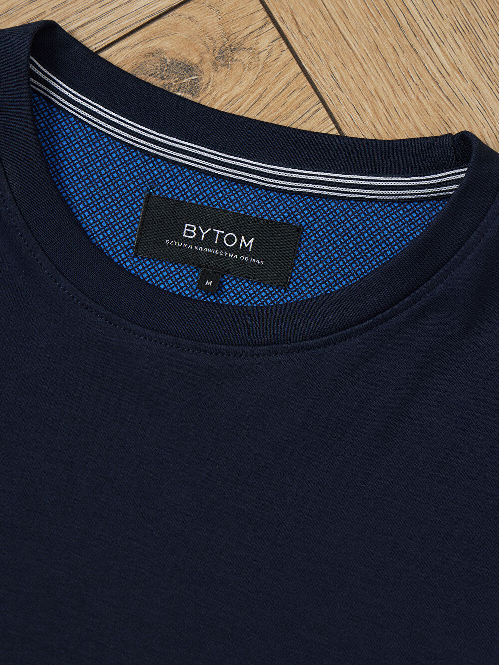 GRANATOWY T-SHIRT BUXLEY - 7