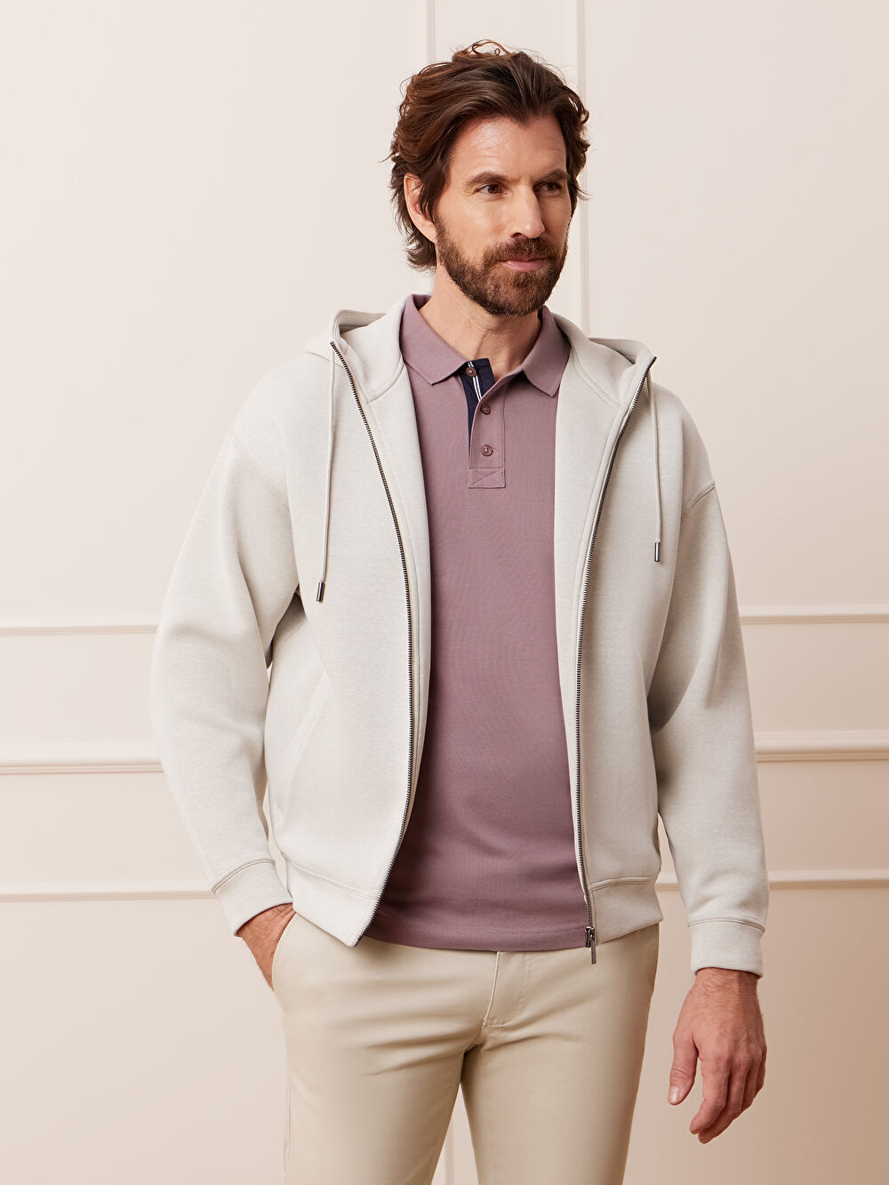 BEŻOWA BLUZA RESOTIOR - 4