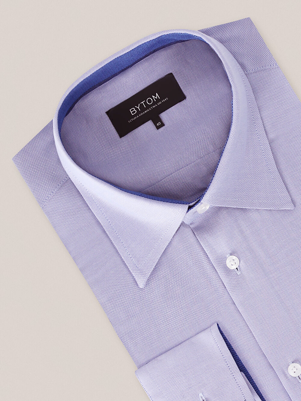 NIEBIESKA KOSZULA CAPRI DŁUGI RĘKAW - 3