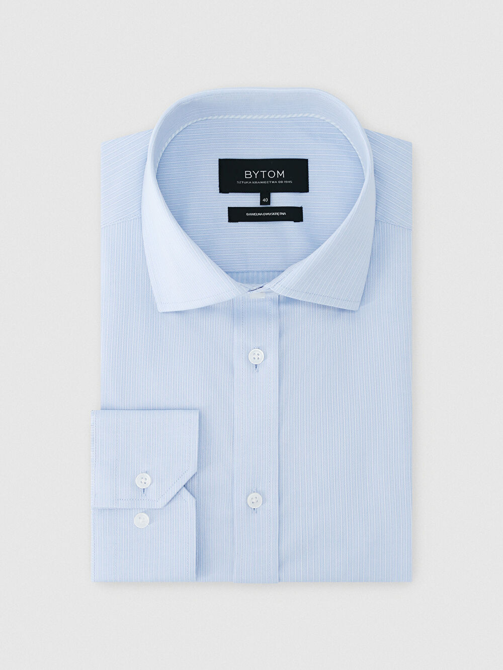 NIEBIESKA KOSZULA WINDSOR DŁUGI RĘKAW - 2