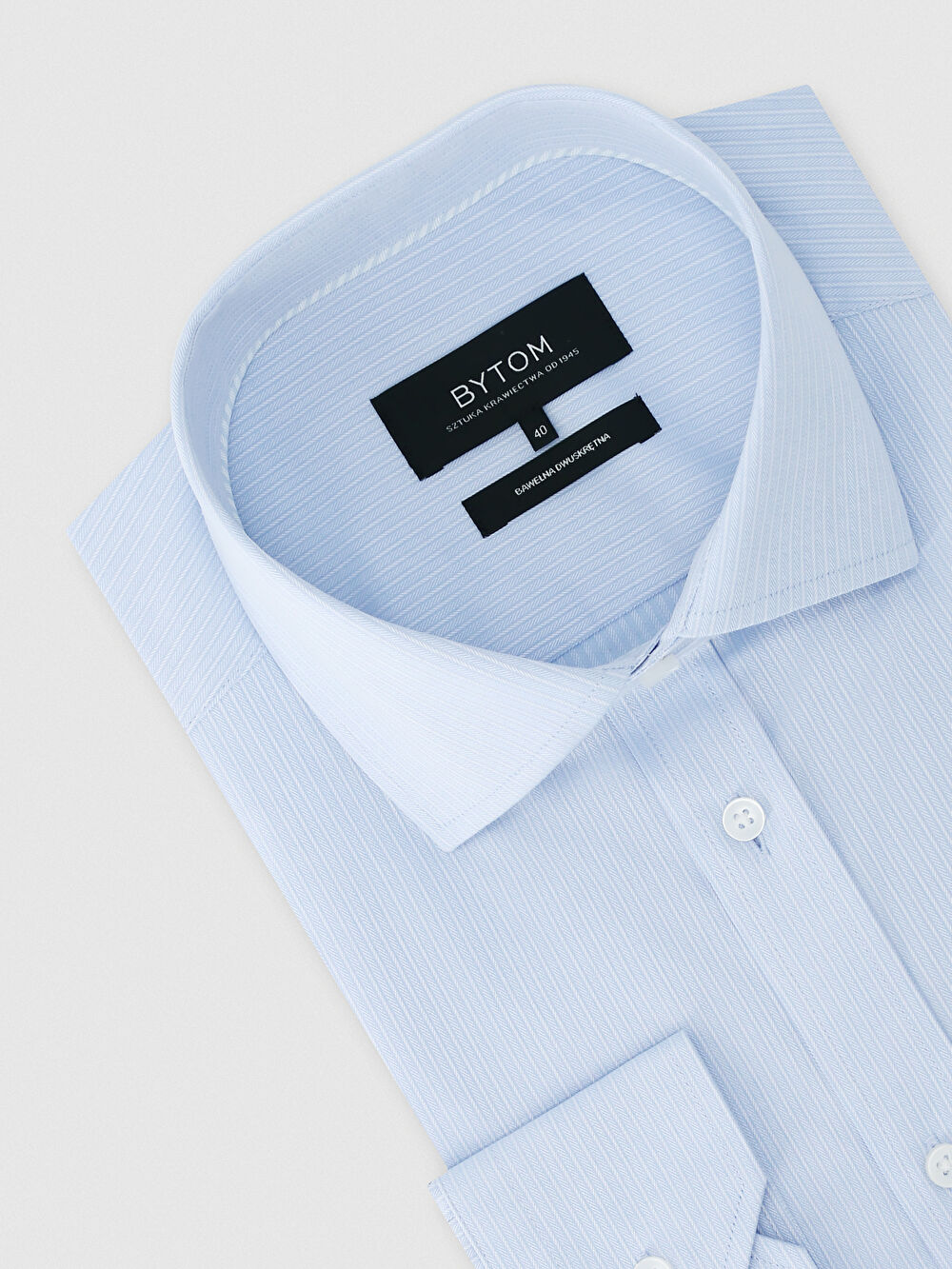 NIEBIESKA KOSZULA WINDSOR DŁUGI RĘKAW - 3