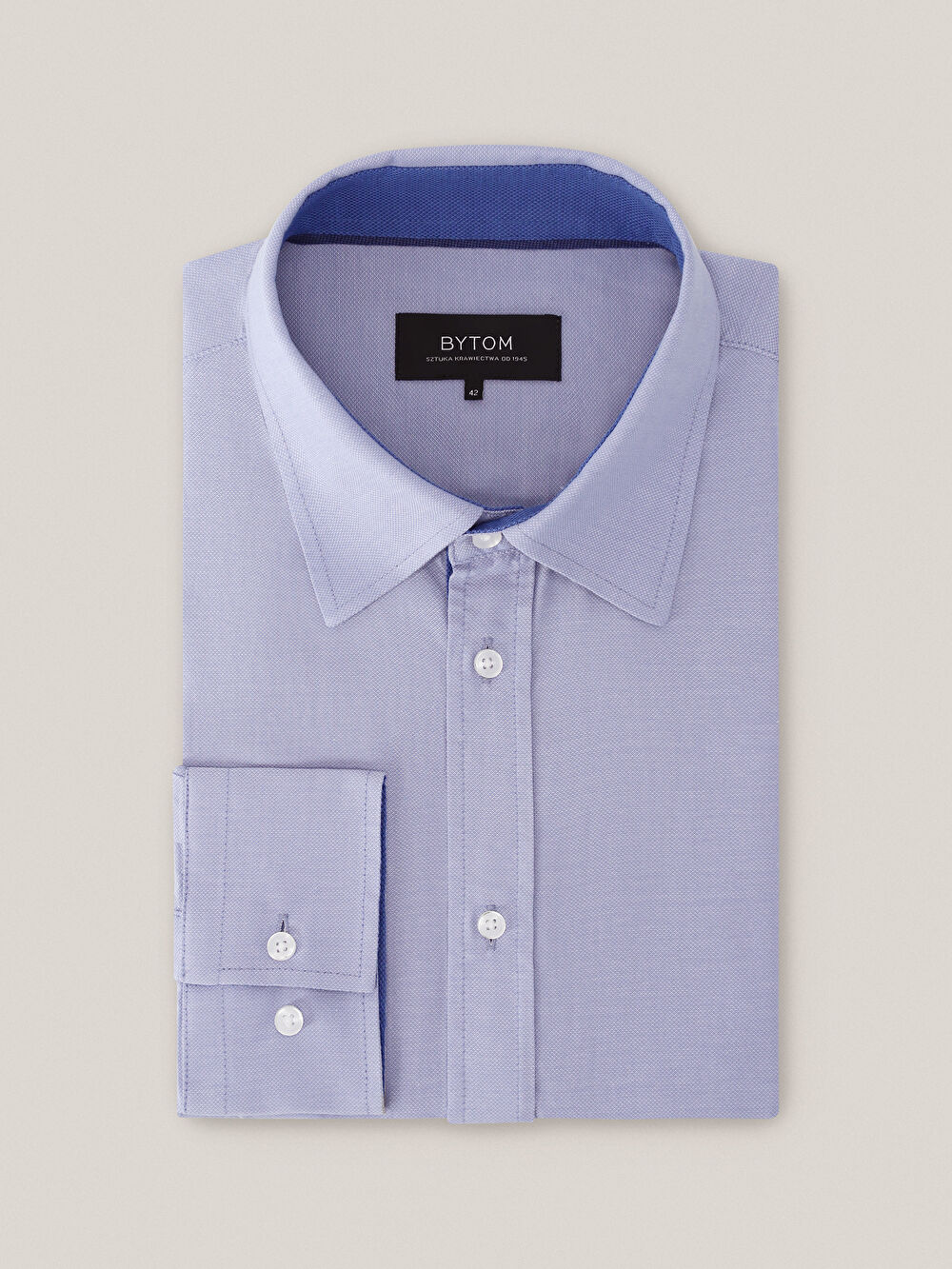 NIEBIESKA KOSZULA CAPRI DŁUGI RĘKAW - 2