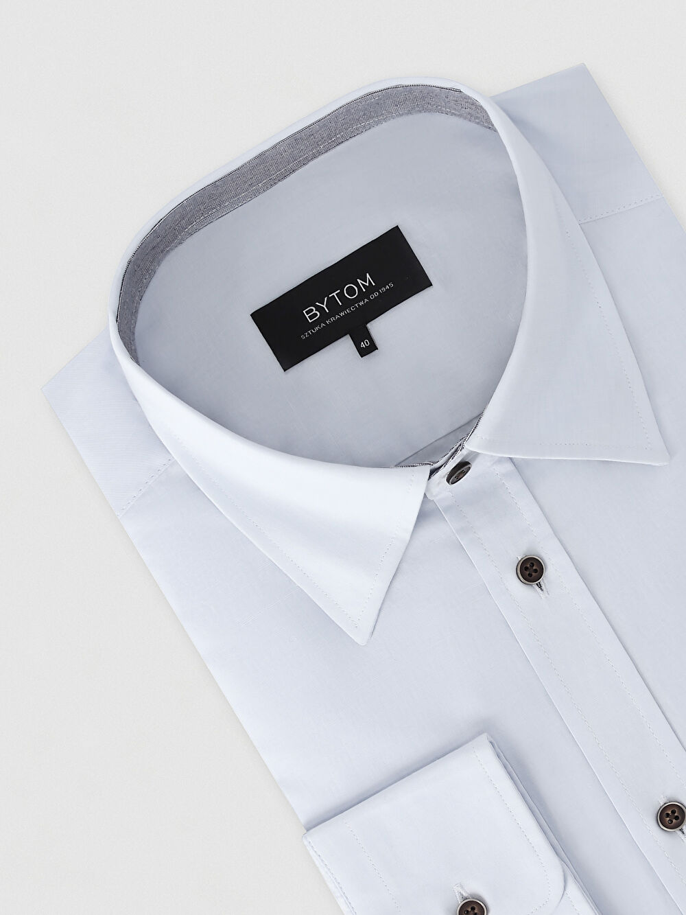 NIEBIESKA KOSZULA CAPRI DŁUGI RĘKAW - 3