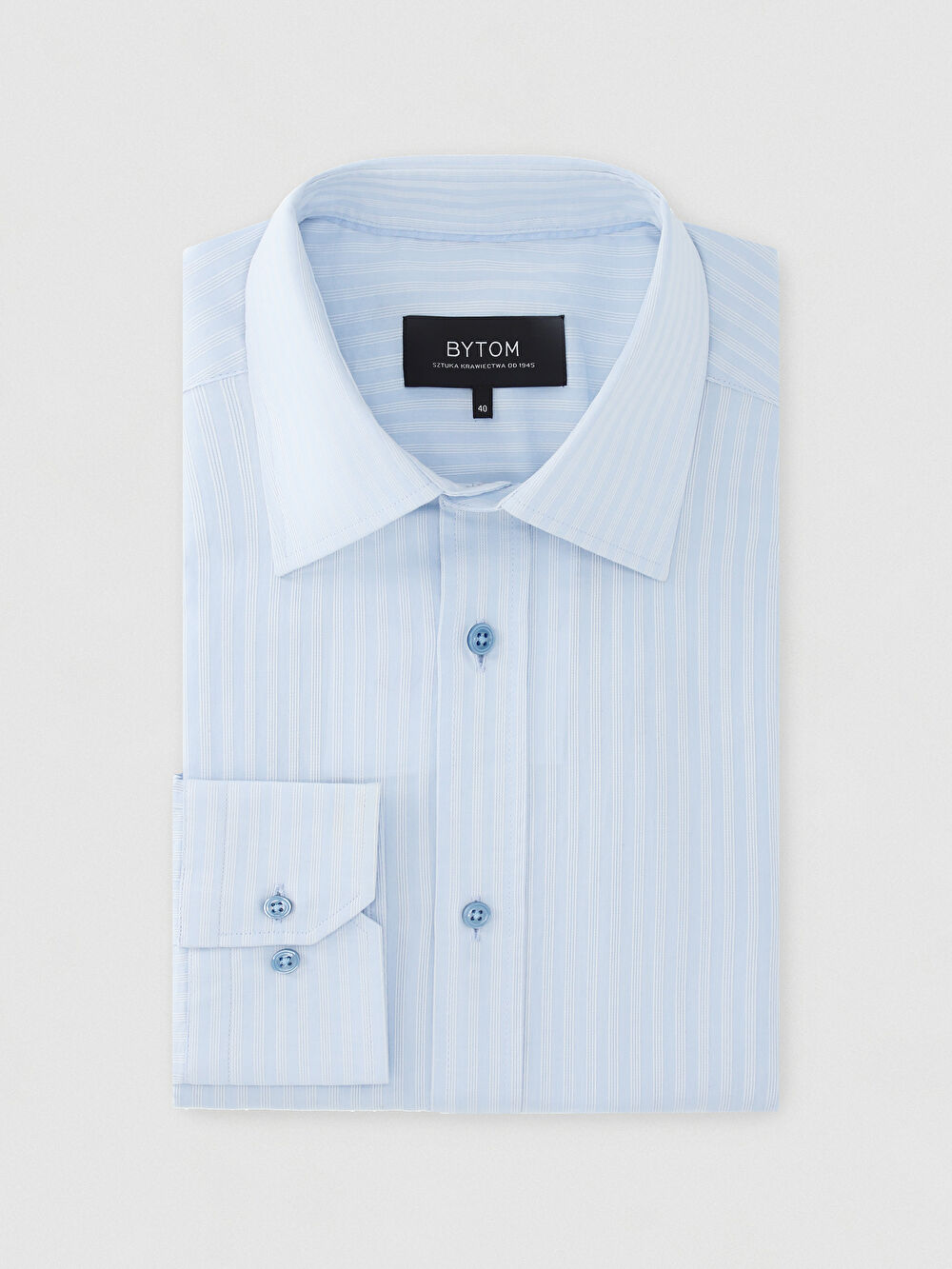 NIEBIESKA KOSZULA WINDSOR DŁUGI RĘKAW - 2