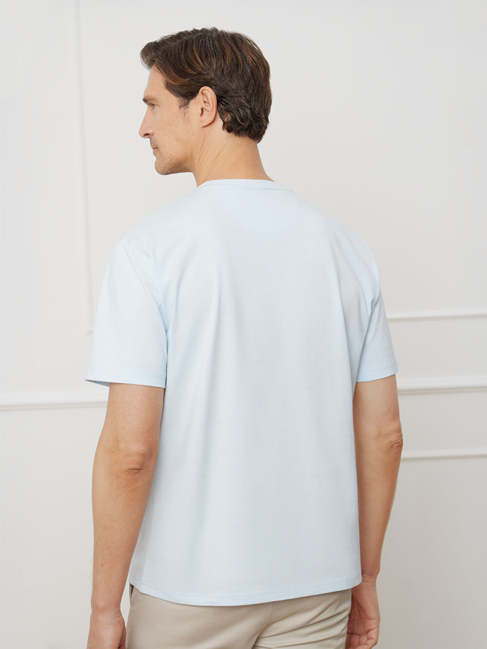 NIEBIESKI T-SHIRT OLBIŃSKI - 3