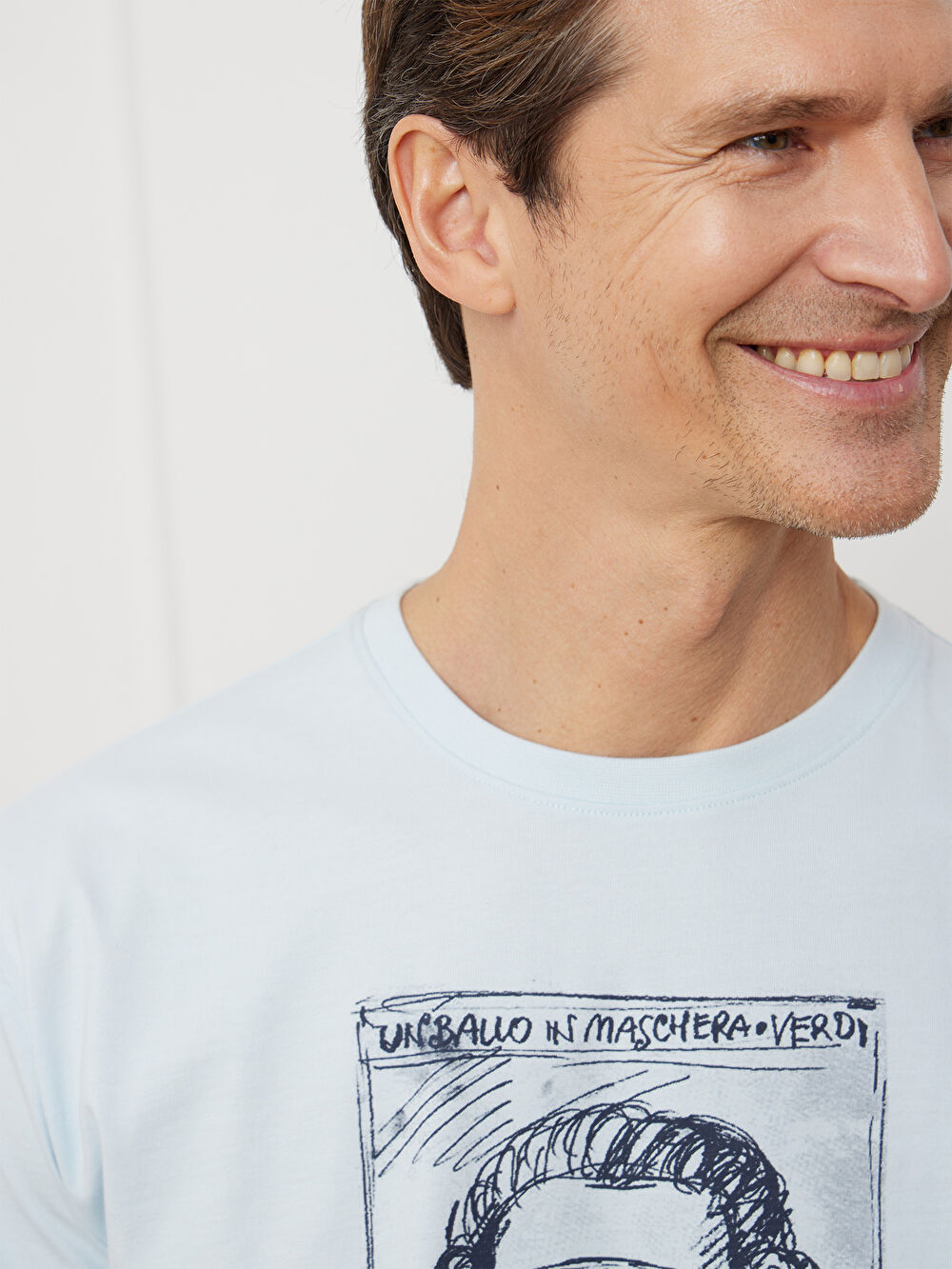 NIEBIESKI T-SHIRT OLBIŃSKI - 6