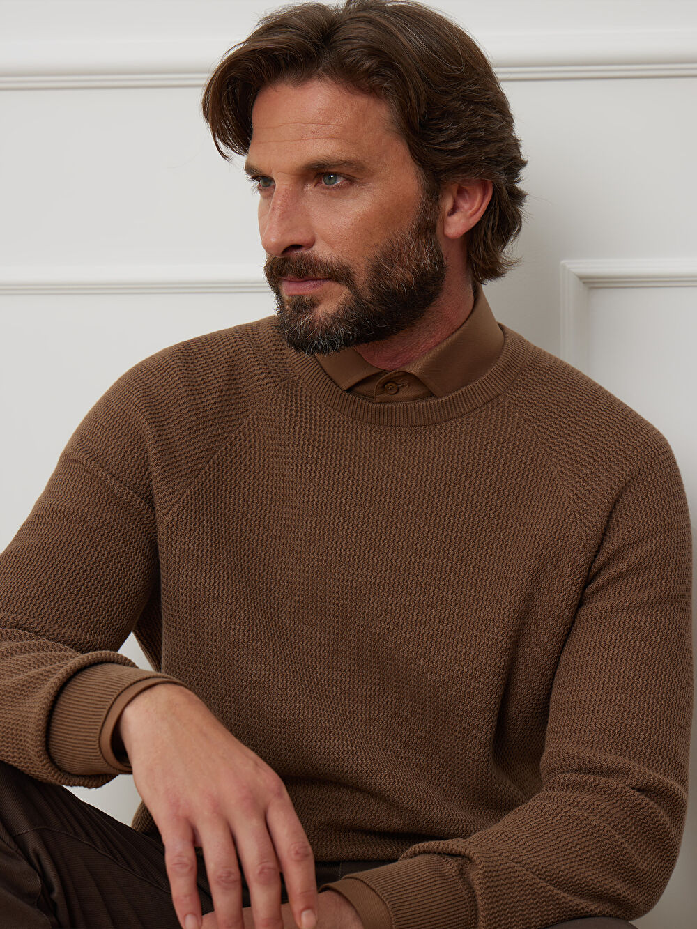 KAMELOWY SWETER KINLAY - 5