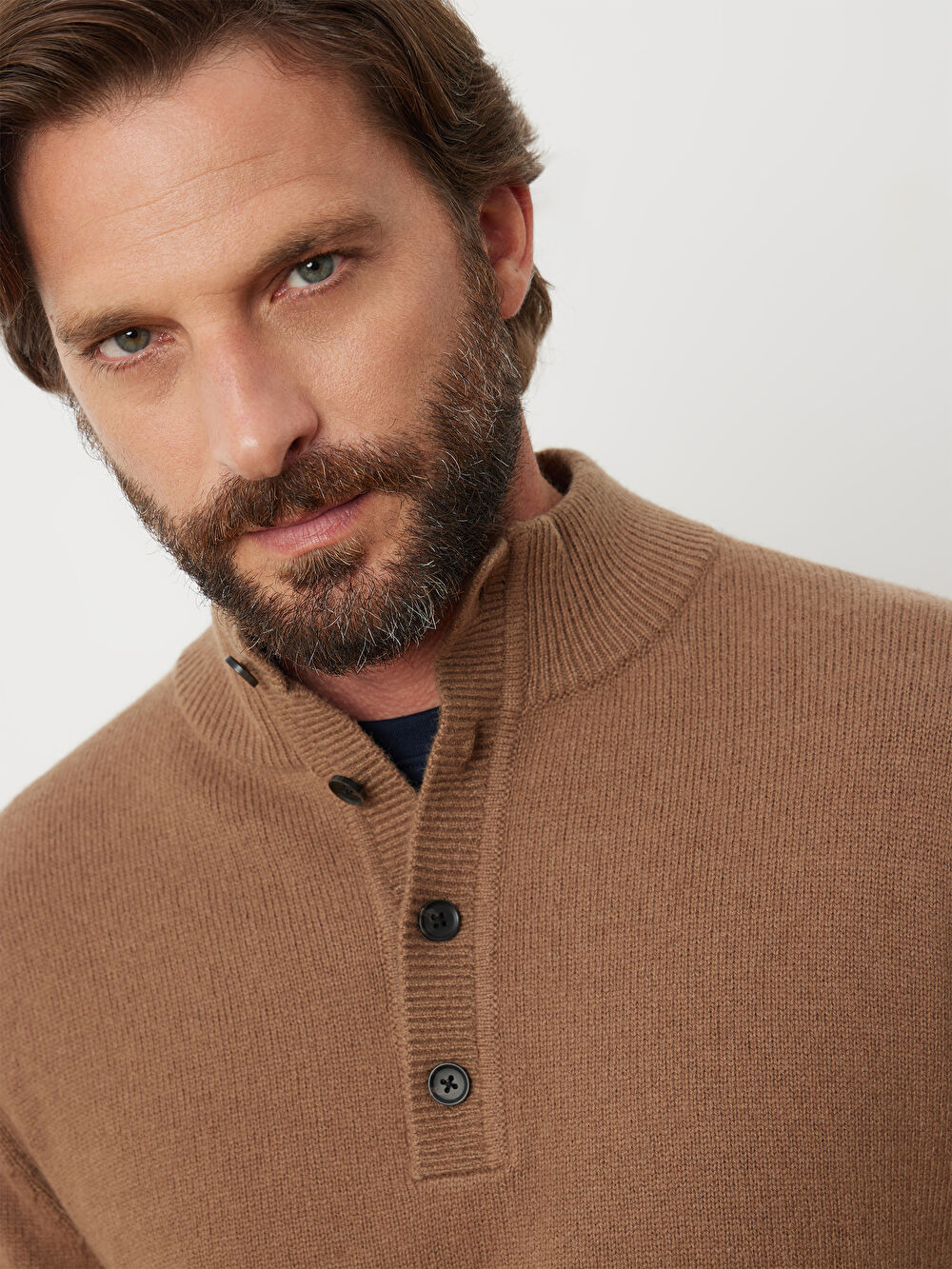 KAMELOWY SWETER BARNEY - 4
