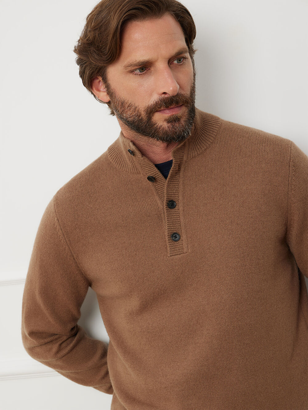 KAMELOWY SWETER BARNEY - 5