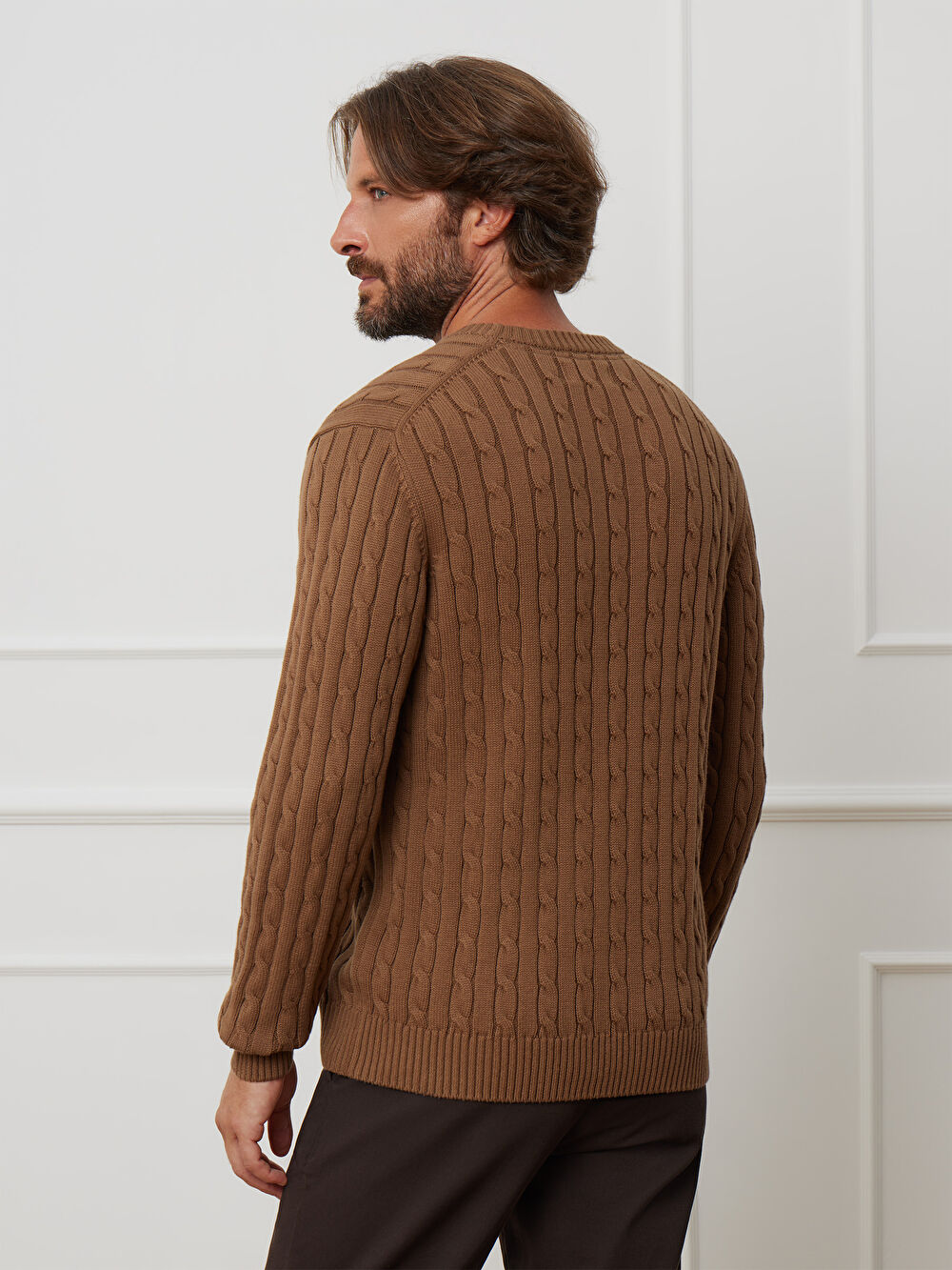 KAMELOWY SWETER CALARO - 3